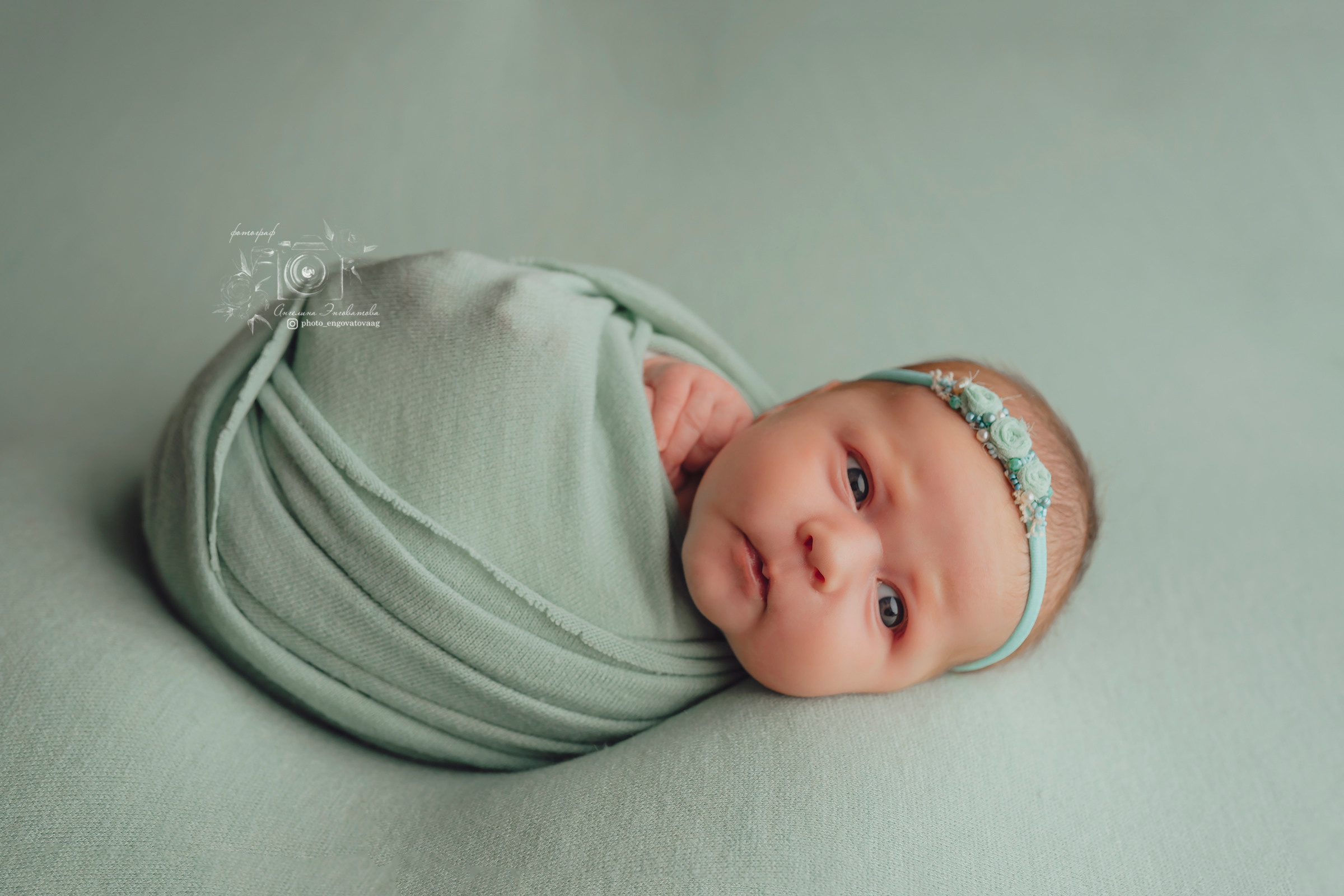 Василиса 22 дня. Фотограф новорожденных в Москве Щелково и МО Ангелина Энговатова