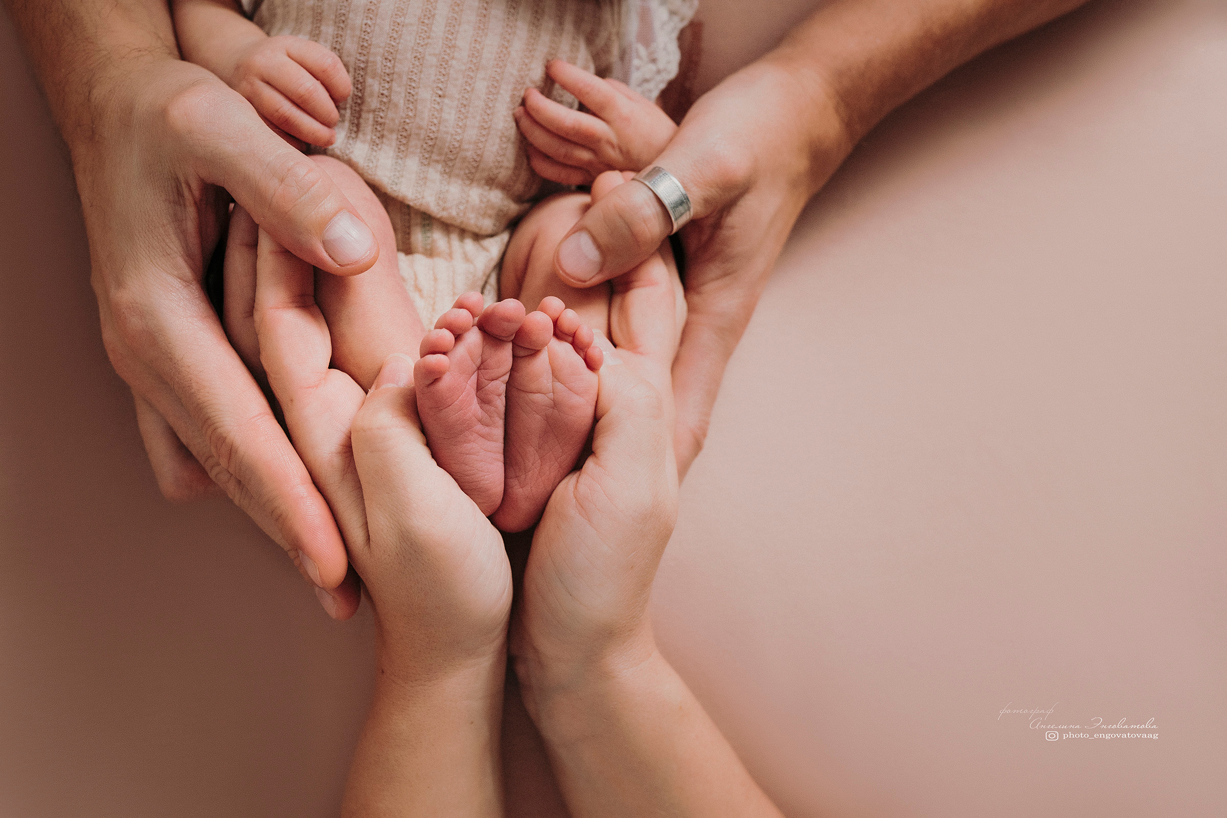Стефания 16 дней. Фотограф новорожденных в Москве Щелково и МО Ангелина Энговатова