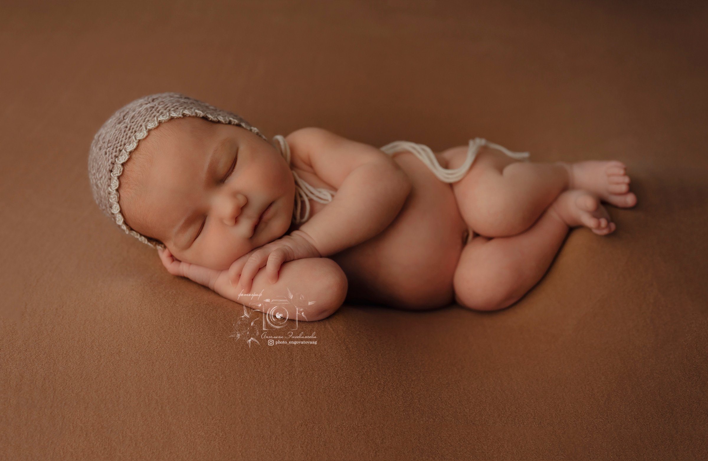 Александра 5 дней. Фотограф новорожденных в Москве Щелково и МО Ангелина Энговатова