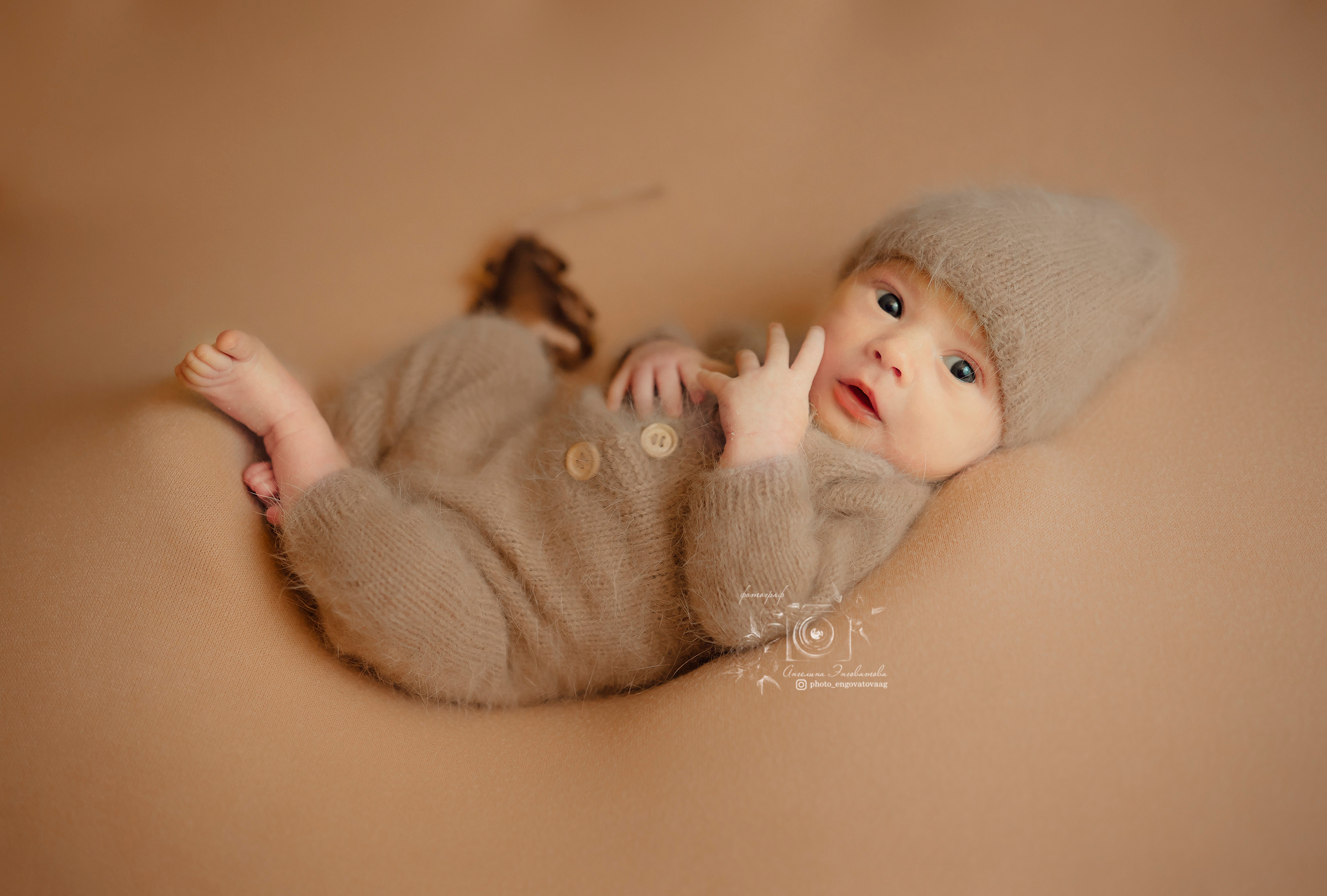 Савелий 15 дней. Фотограф новорожденных в Москве Щелково и МО Ангелина Энговатова