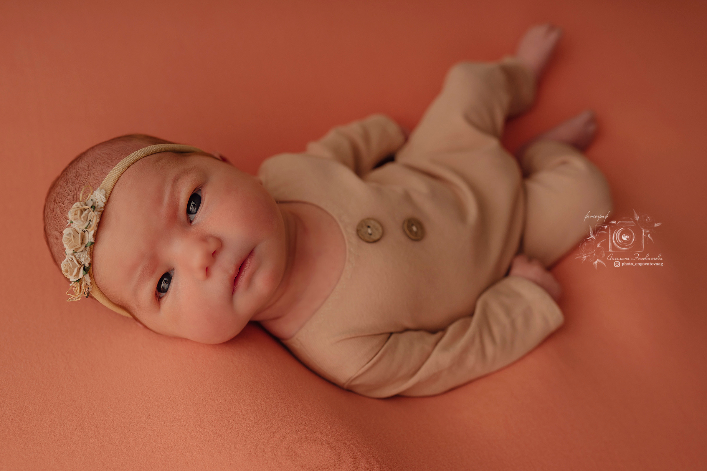 Александра 5 дней. Фотограф новорожденных в Москве Щелково и МО Ангелина Энговатова