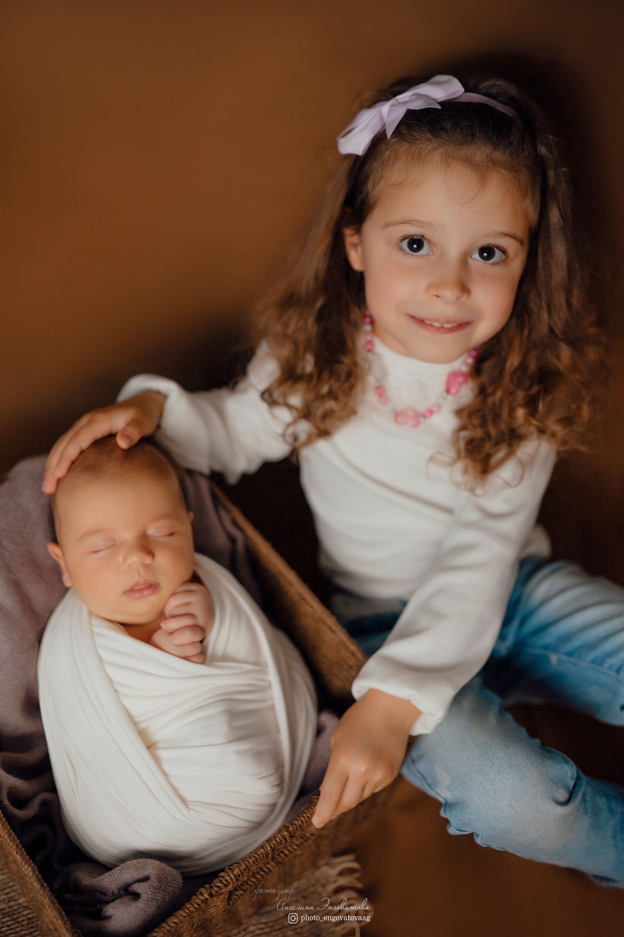Кира 15 дней. Фотограф новорожденных в Москве Щелково и МО Ангелина Энговатова