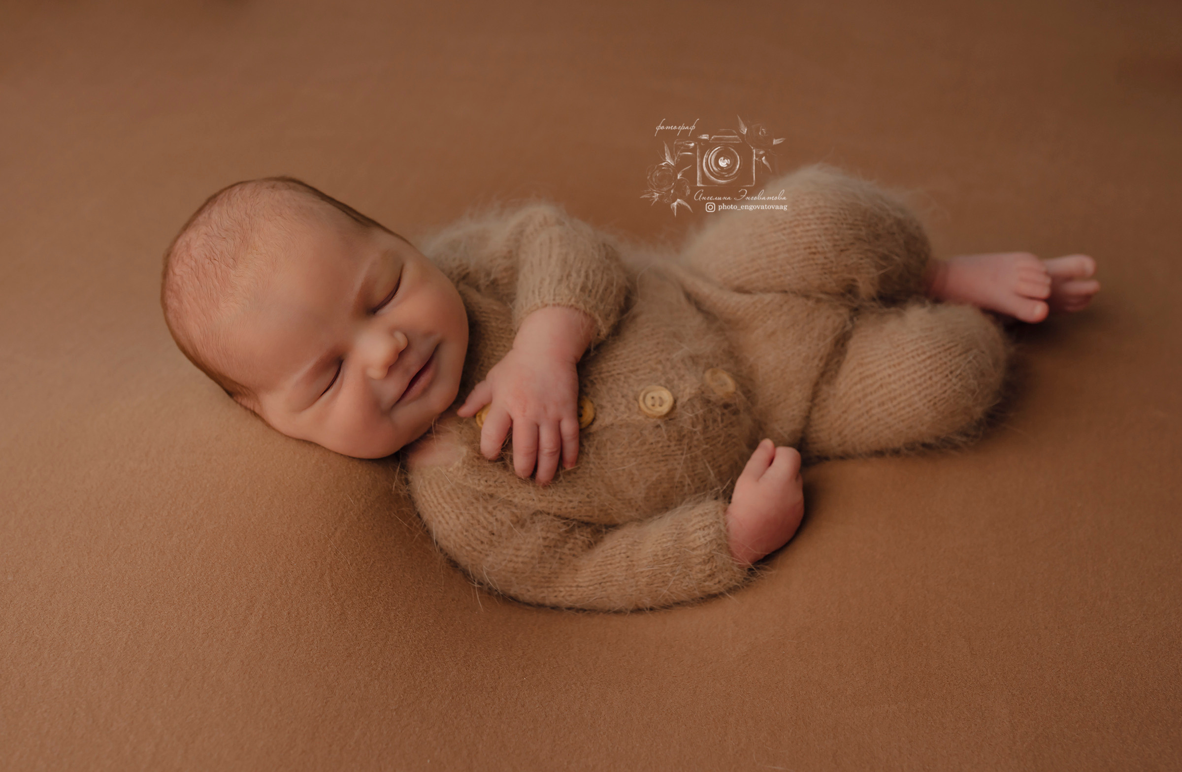 Александра 5 дней. Фотограф новорожденных в Москве Щелково и МО Ангелина Энговатова