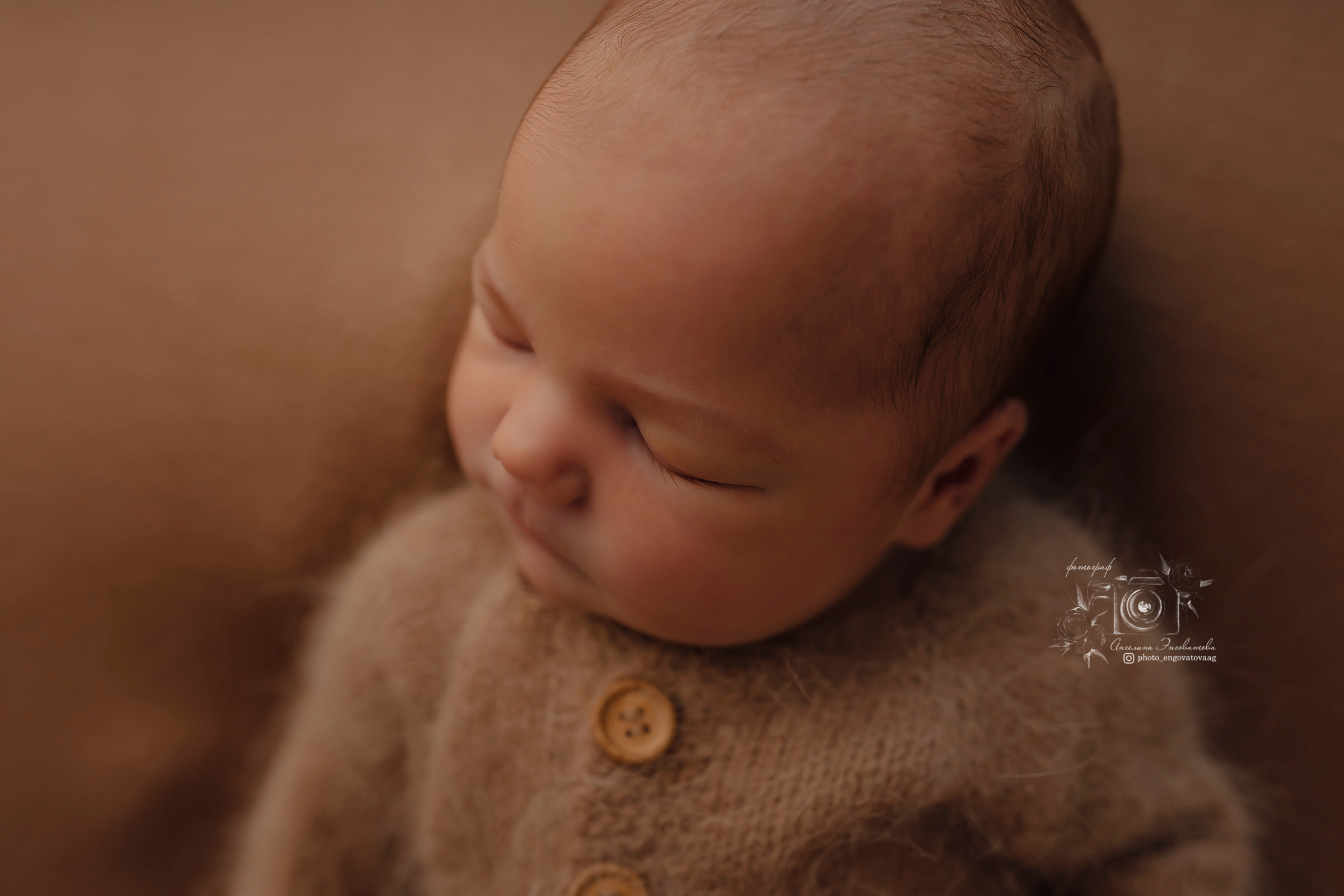 Александра 5 дней. Фотограф новорожденных в Москве Щелково и МО Ангелина Энговатова