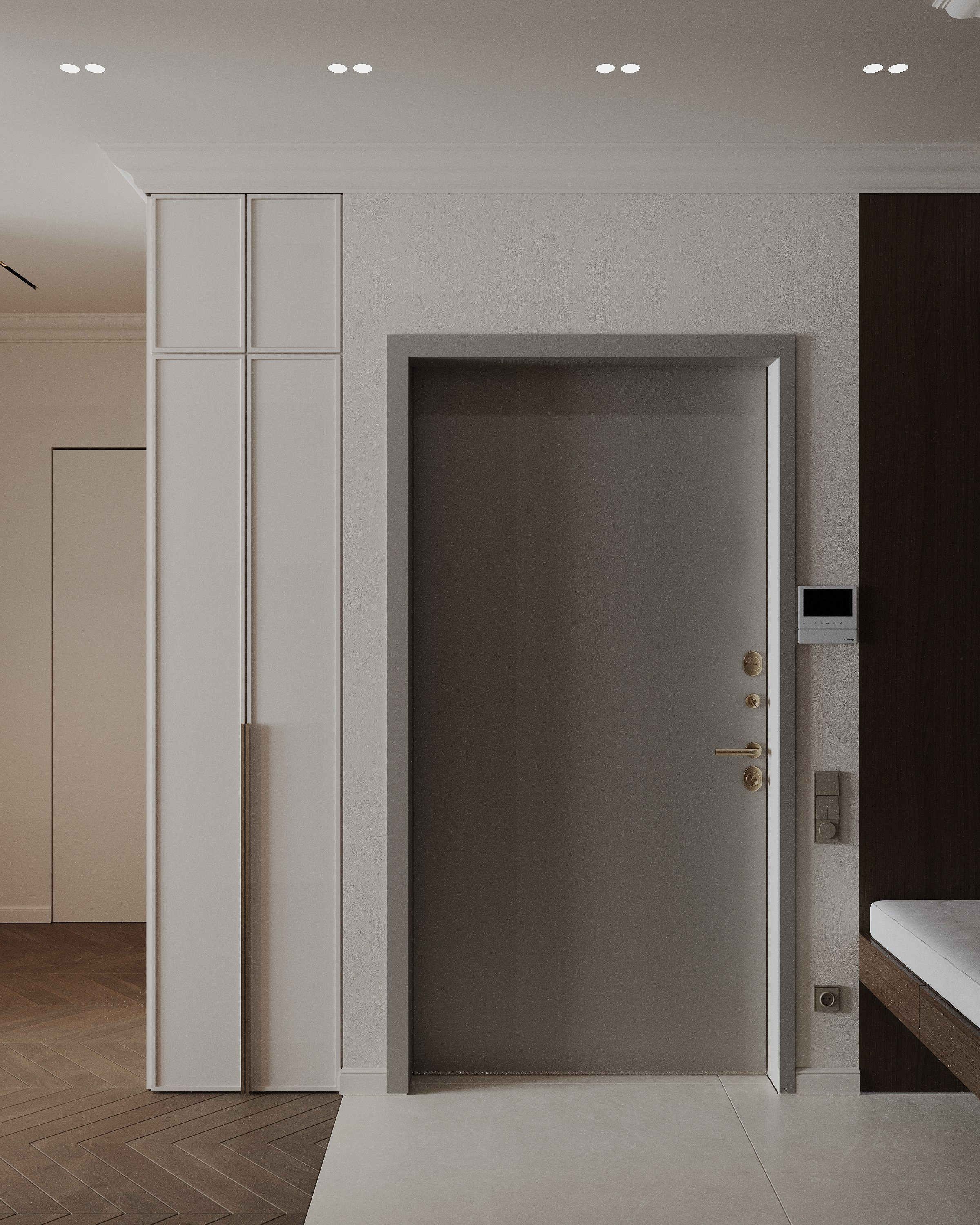 ЖК The One 65 кв.м, г. Санкт-Петербург. 3d визуализатор Анастасия Науменко
