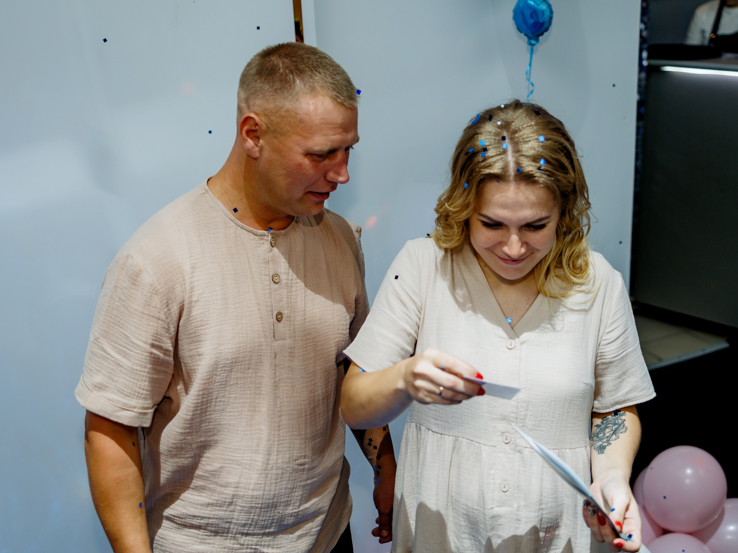 Мальчик или девочка? Фотосессия на гендерпати. Свадебный и семейный фотограф в г. Волхов Алексей Кочерыжкин