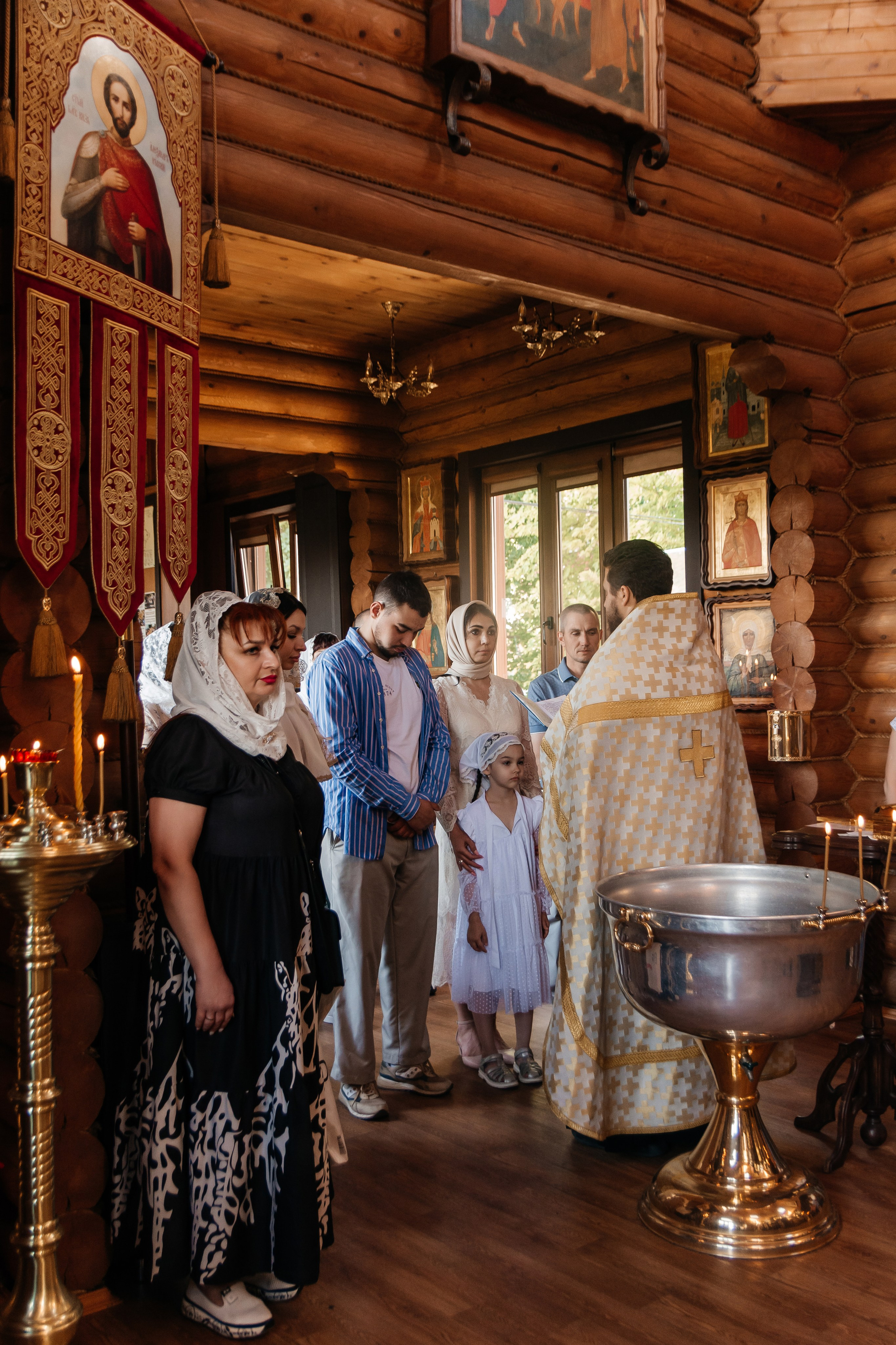 Фотосессия крещения Елизаветы. Семейный и детский фотограф Кущ Наташа