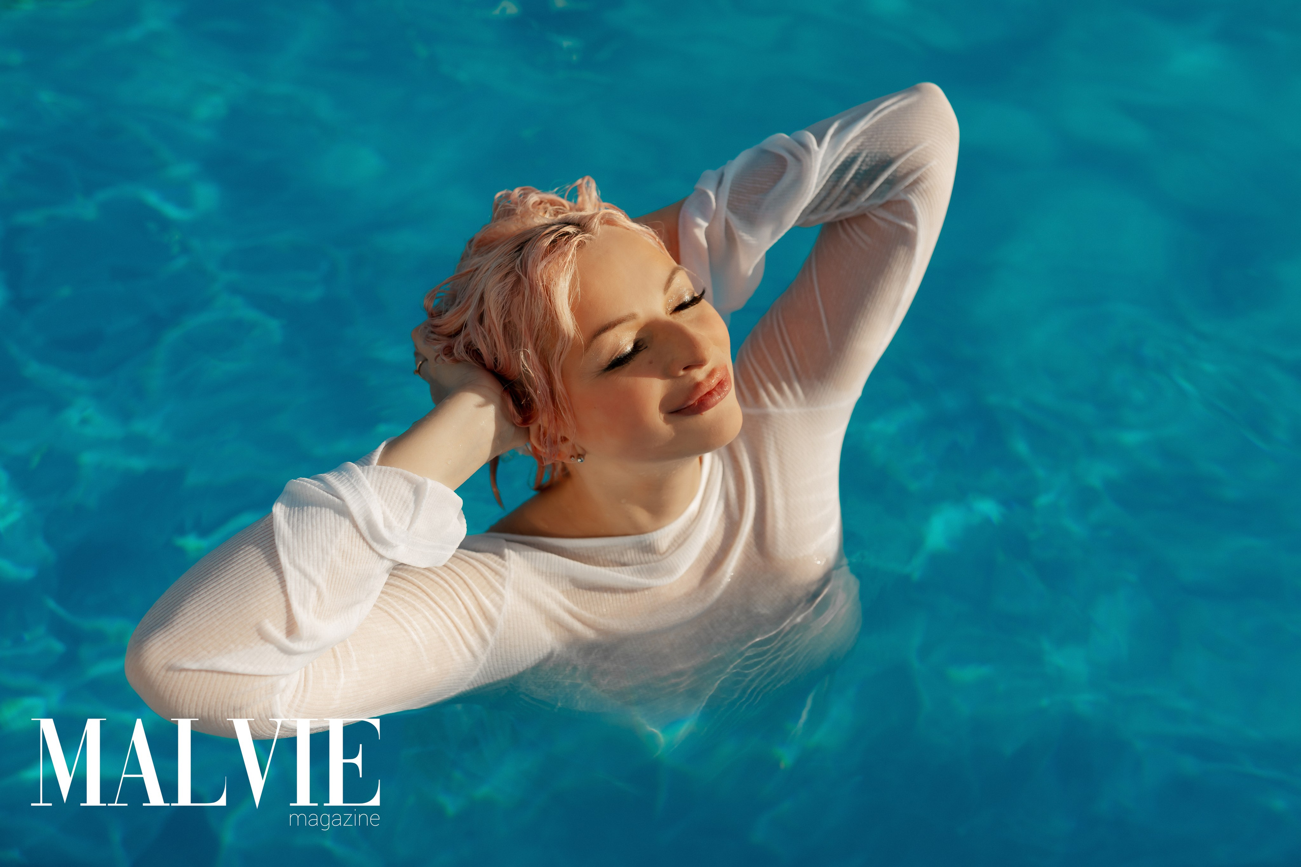 MALVIE Magazine Azure Dreams. Фотограф Ким Наталья в Красноярске