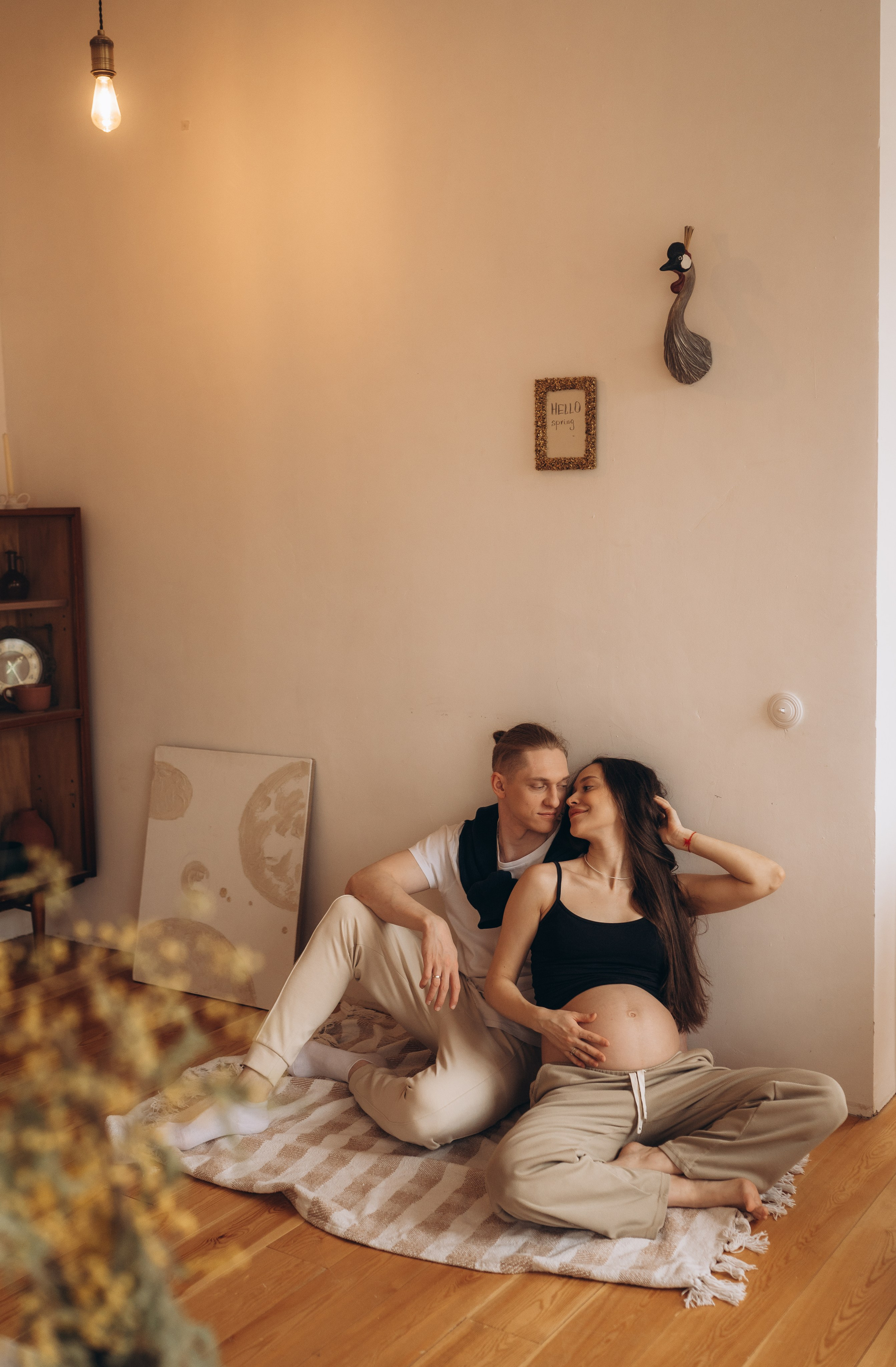 Беременность (студия Дача). Семейный фотограф Тюмень