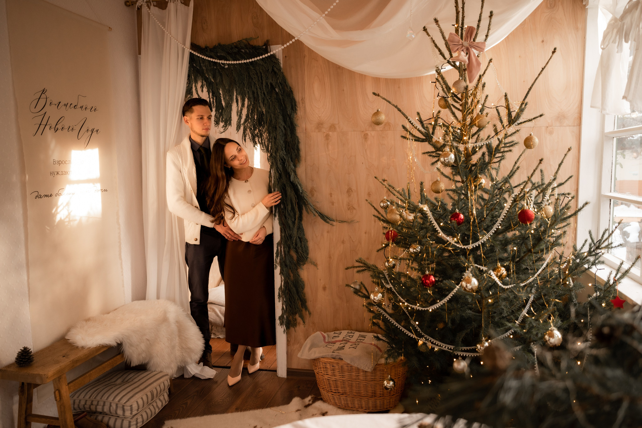 НОВОГОДНЯЯ СЕРИЯ в студии GREEN DACHA. Фотограф Ксения Огородова портфолио