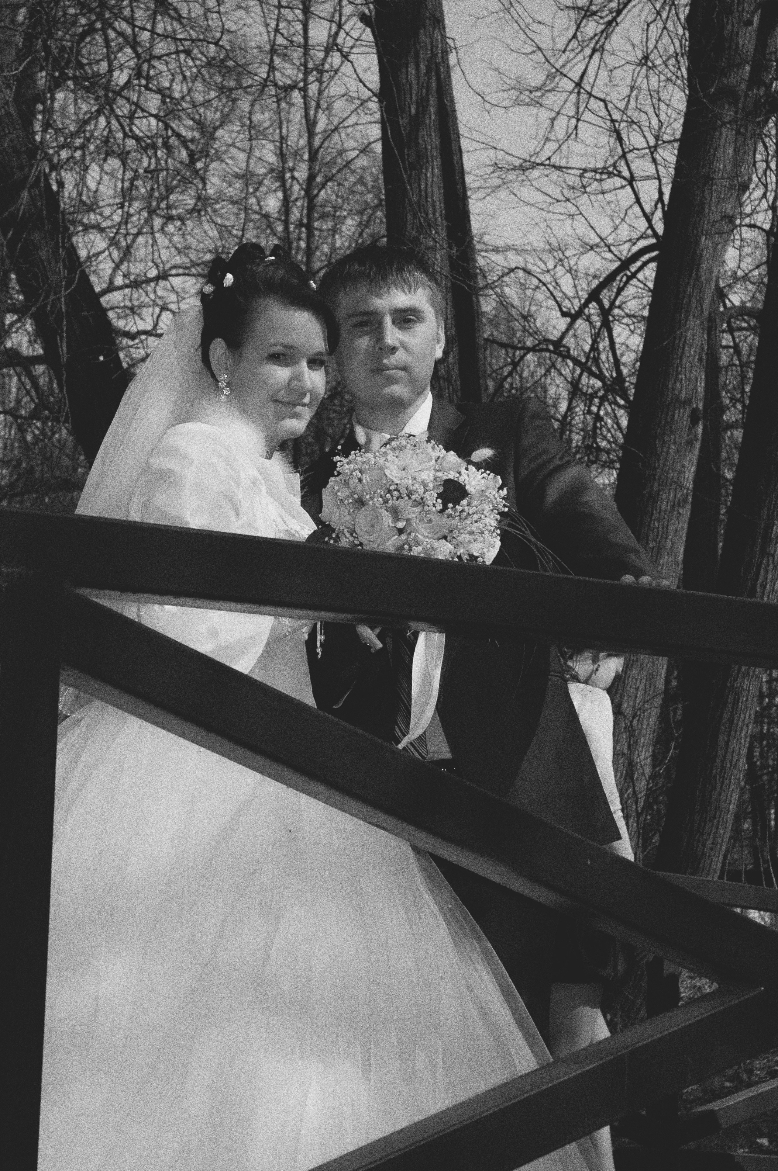 Кирилл и Анна. Свадьба в черно-белых фотографиях. Фотограф в городе Электросталь Ногинск Москва — Алексей Закхеев