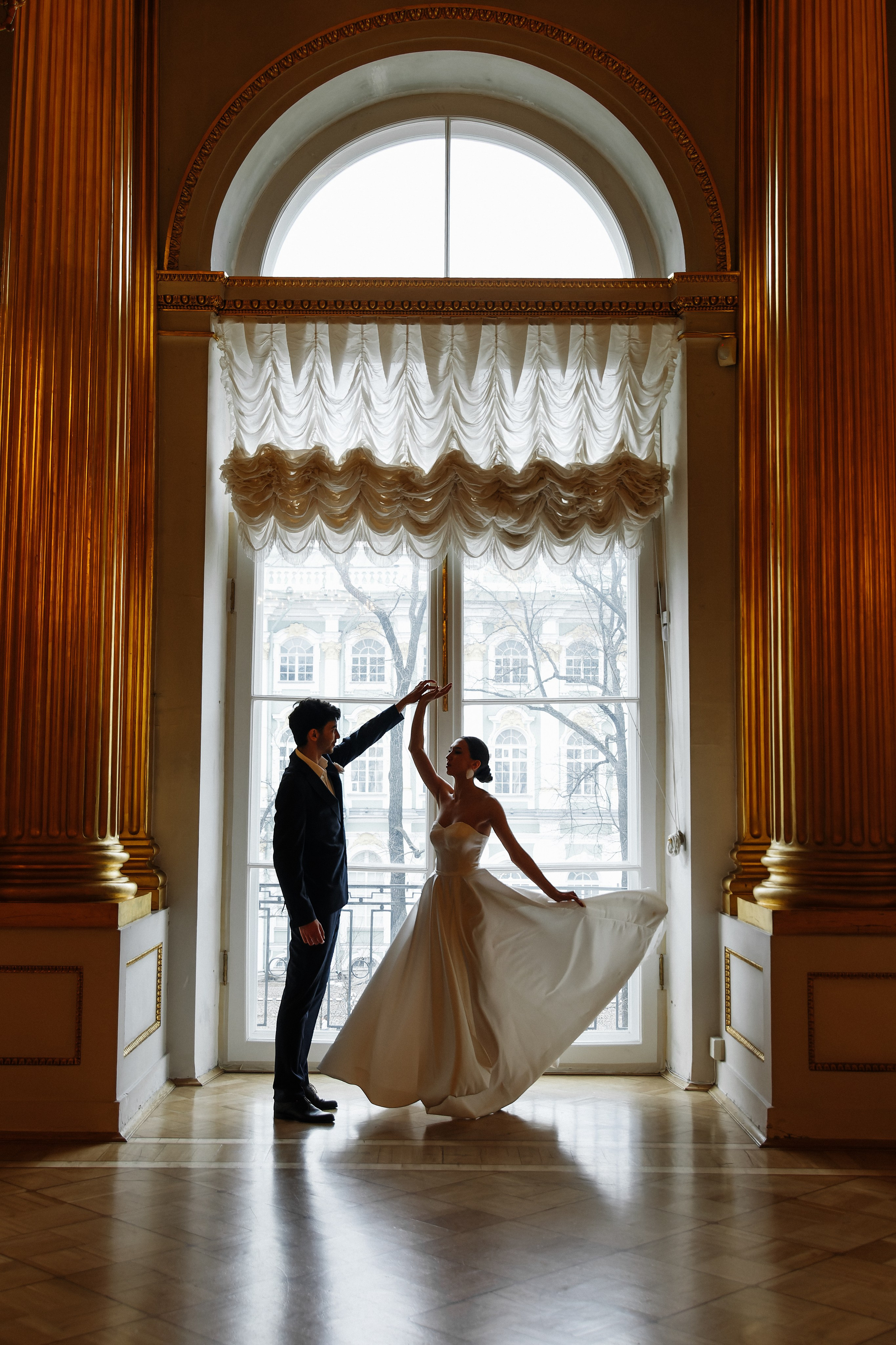 Свадьба в Эрмитаже. Свадебный и портретный фотограф в Санкт-Петербурге Анна Демьянова