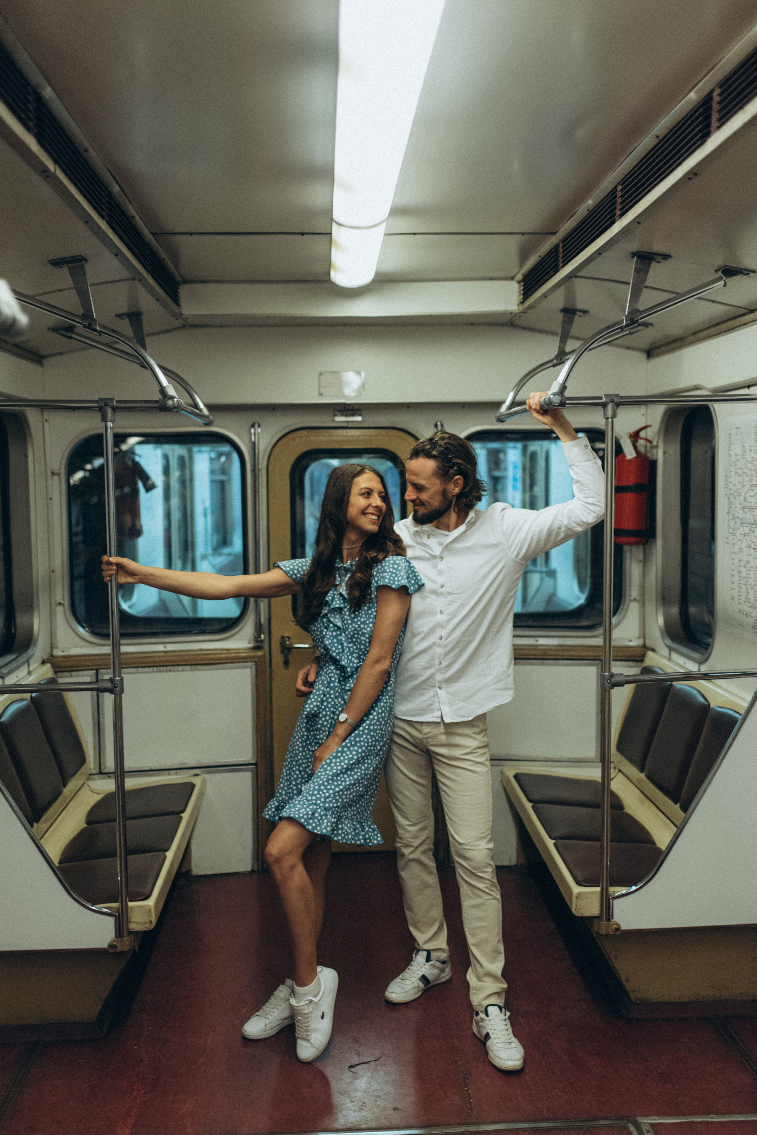 Lovestory в метро. Семейный фотограф в Москве Екатерина Север