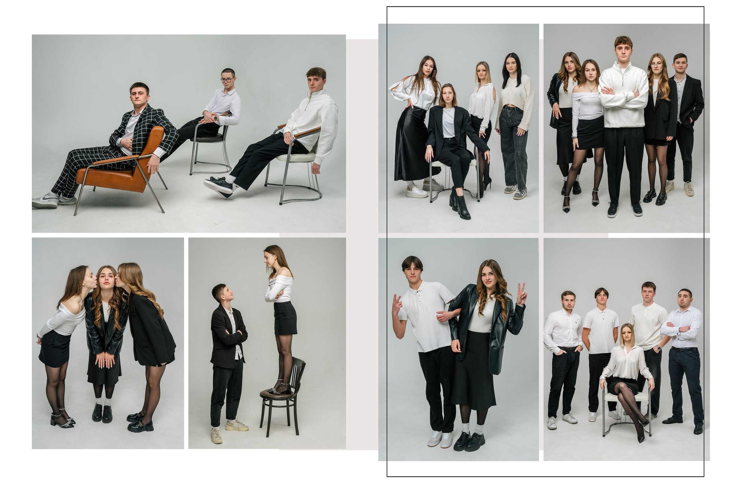 Альбом 7 разворотов. Выпускные альбомы, школьные фотосессии в городе Новороссийске