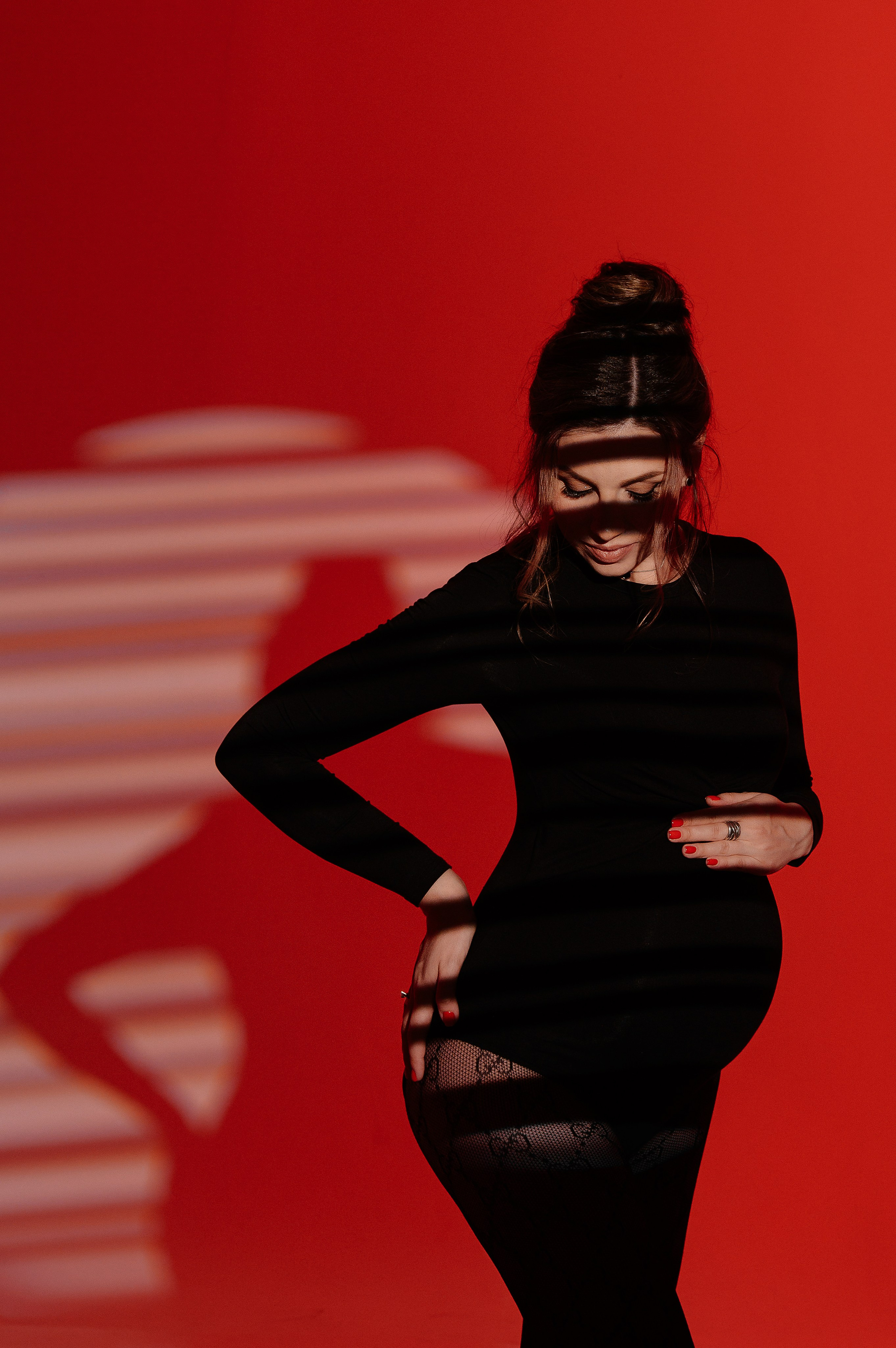 Фотосессия беременности на студии Караганда. Свадебный фотограф Караганда