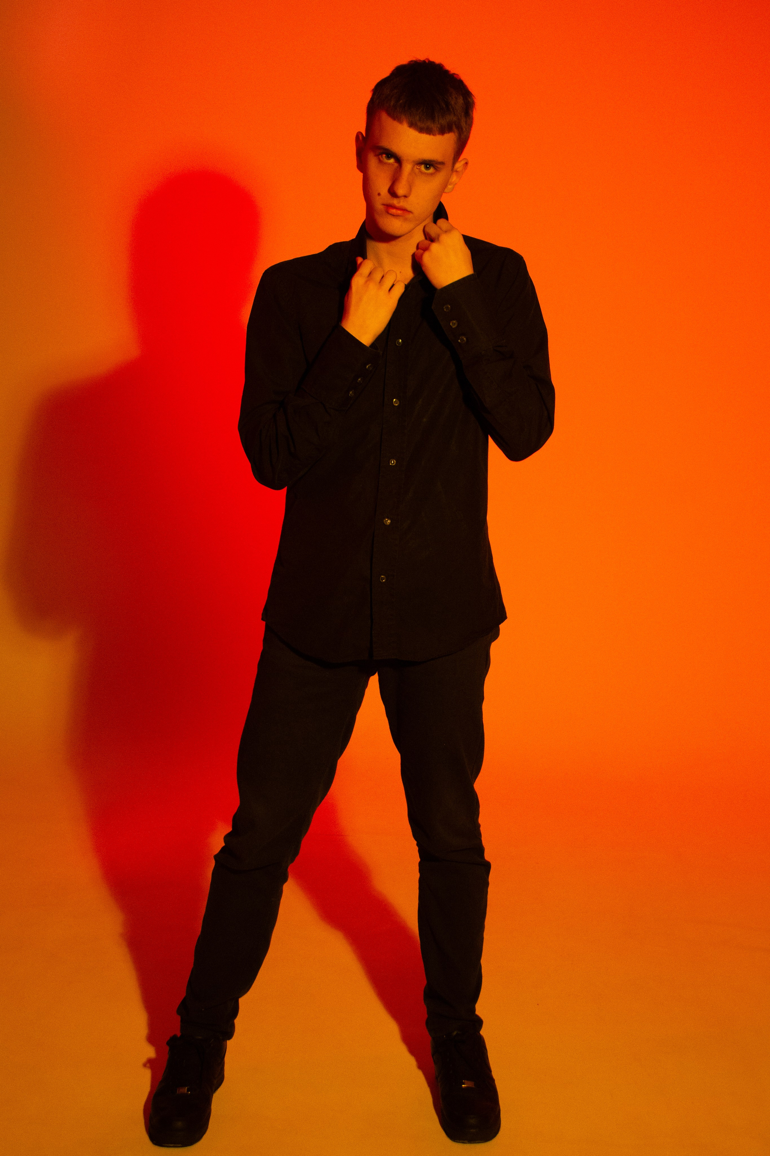 Мужской портрет с цветом. Главная