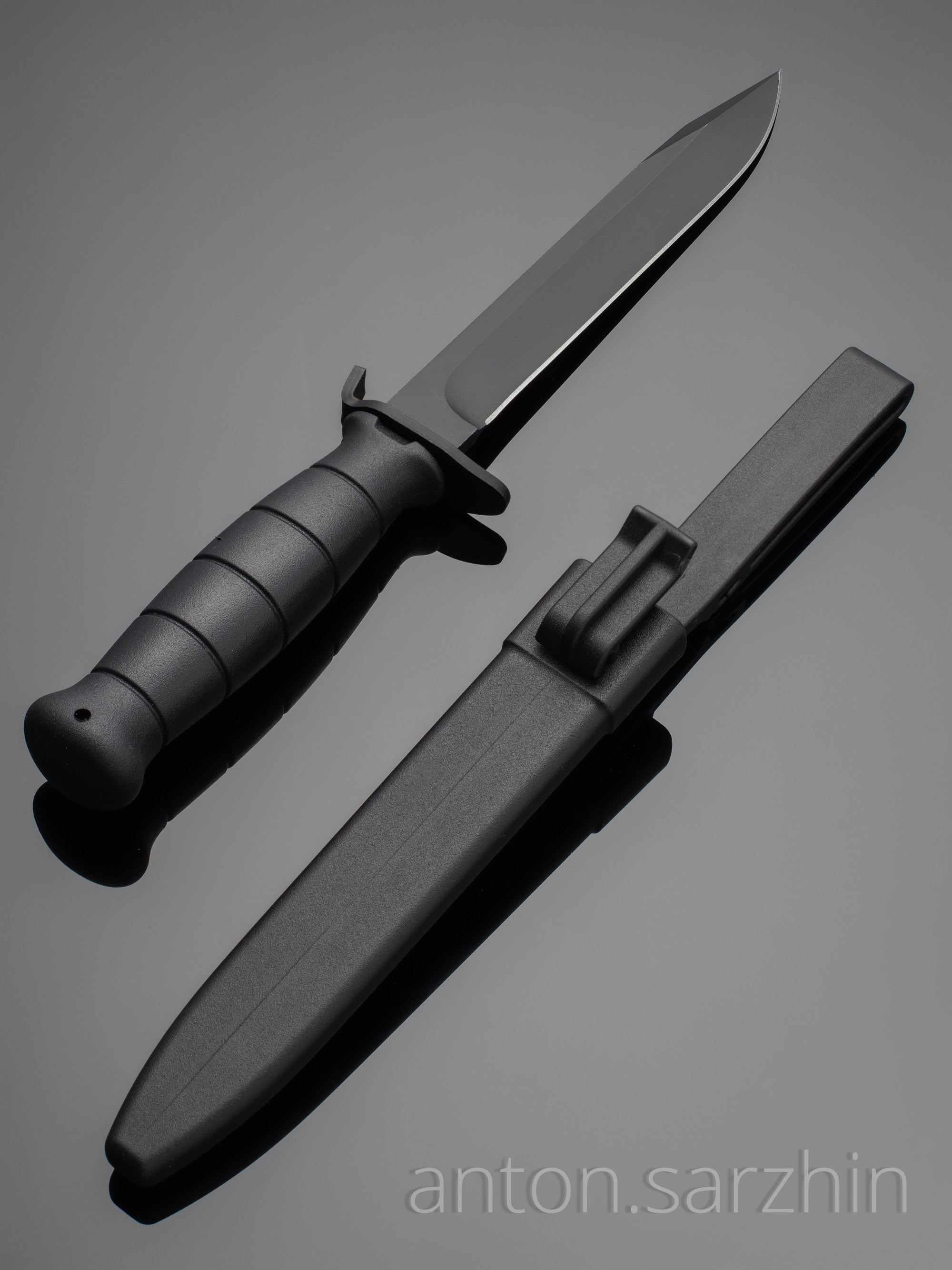 Предметная съемка клинка с ножнами