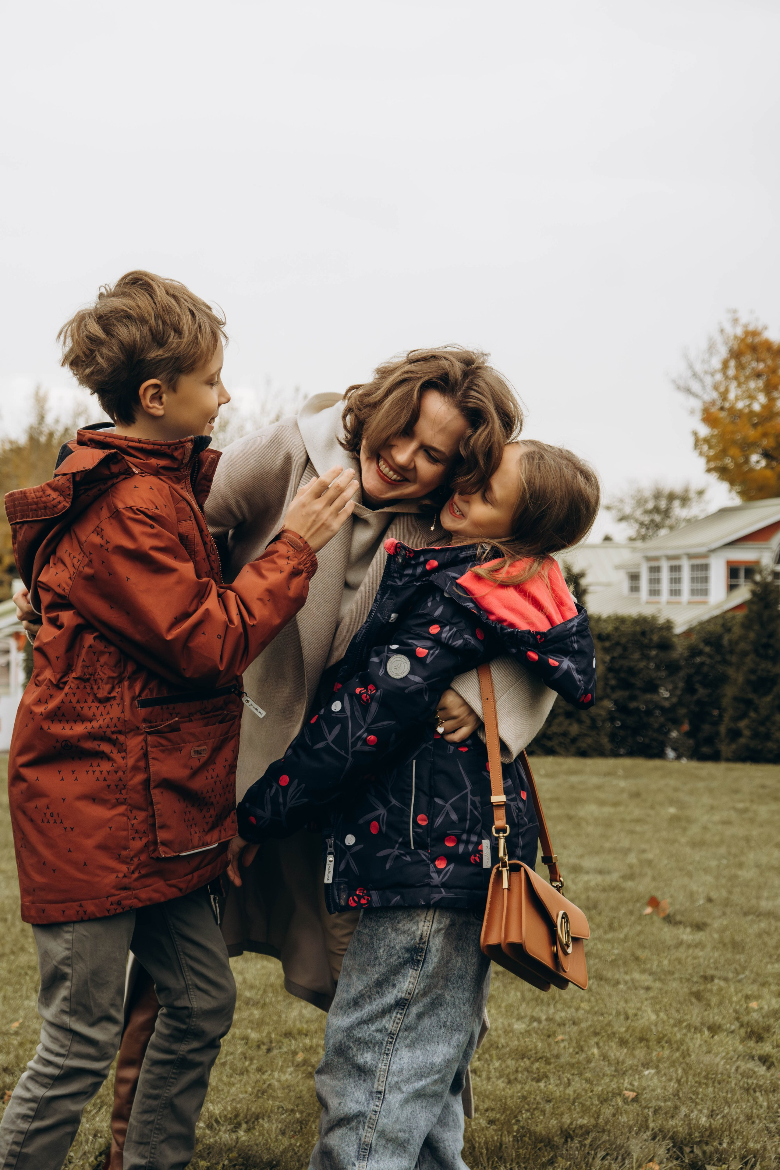 Осенняя семейная съемка в парке Царицыно. Фотограф Москва Валерия Веденина