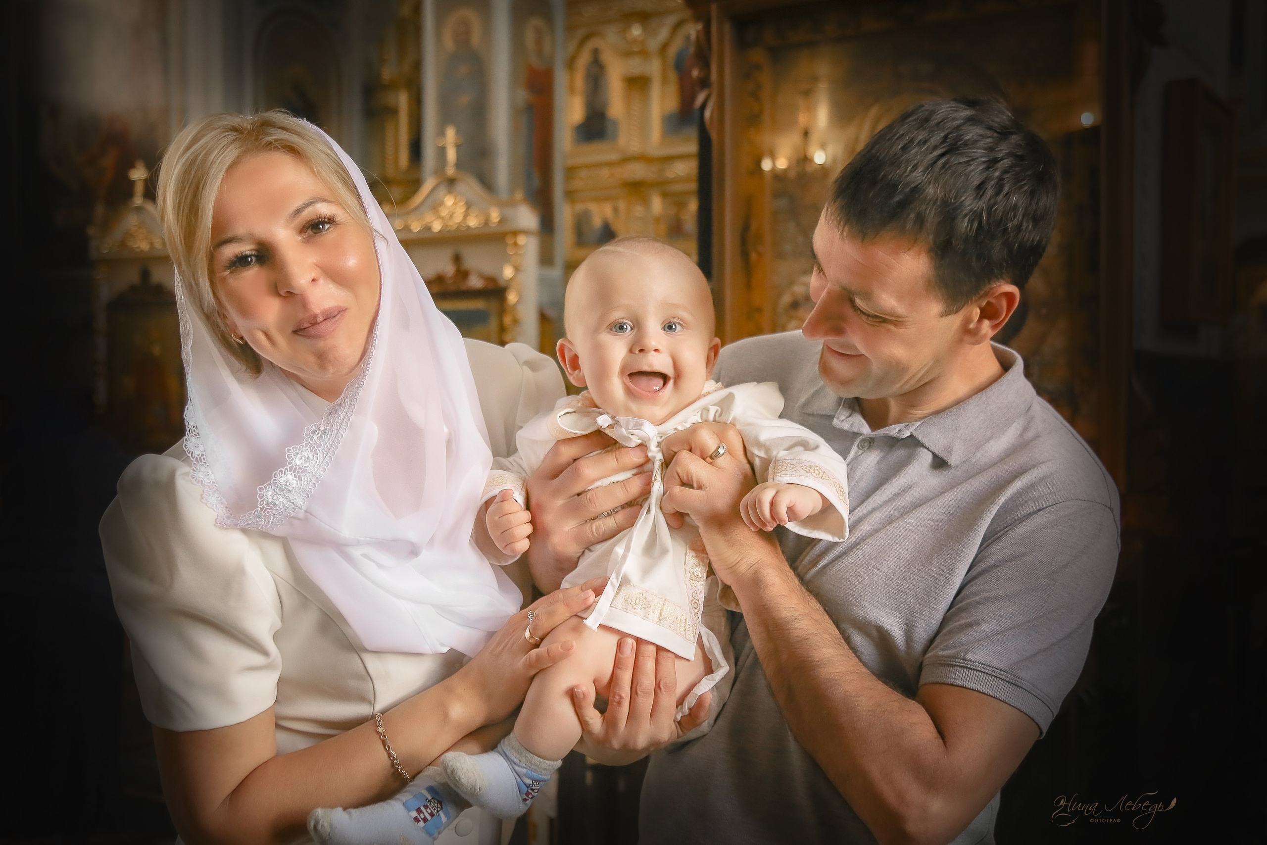 Крещение. Детский и семейный фотограф в Краснодаре Нина Лебедь