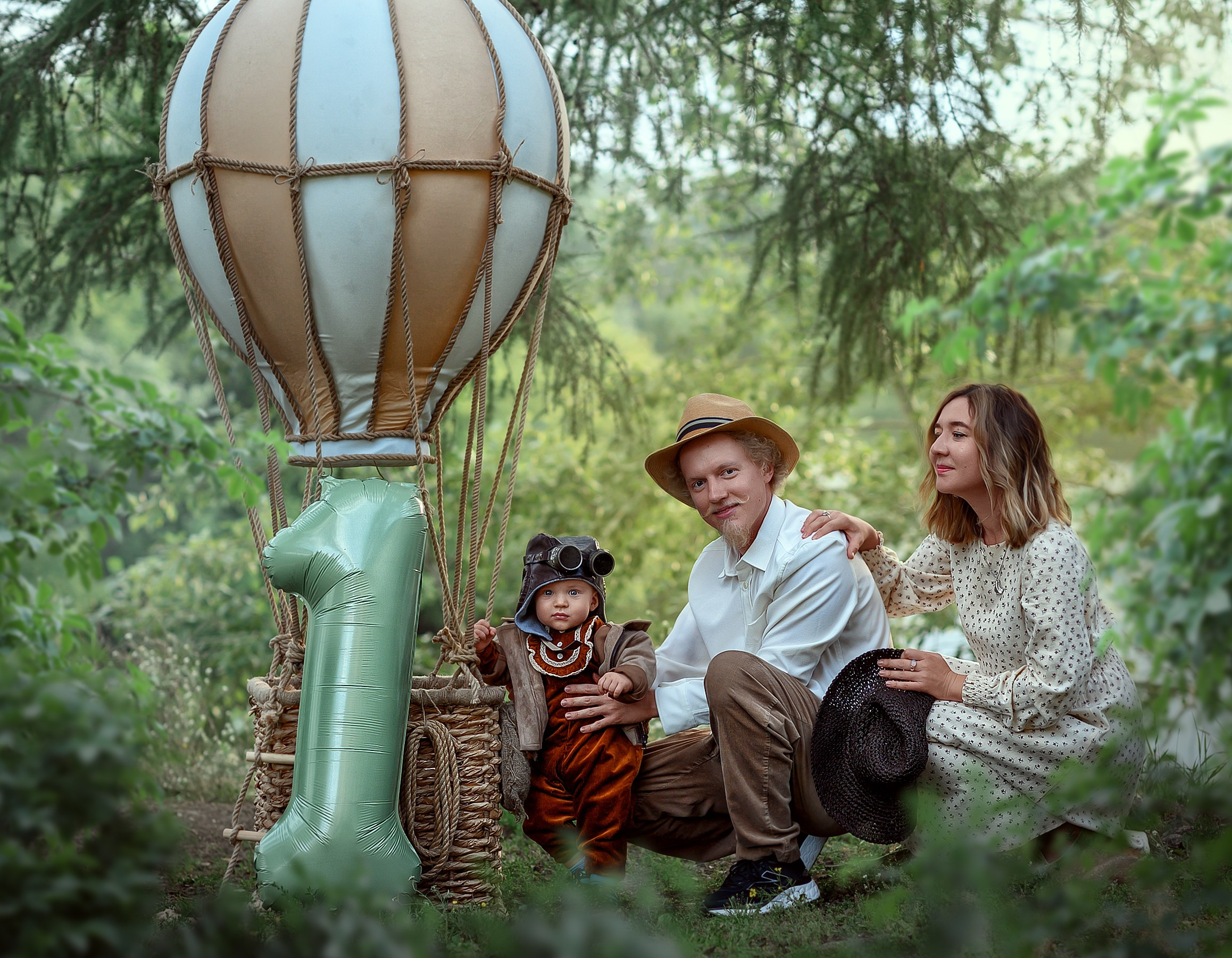 ВОЗДУШНЫЙ ШАР. Семейный фотограф Екатеринбург Лора Мур