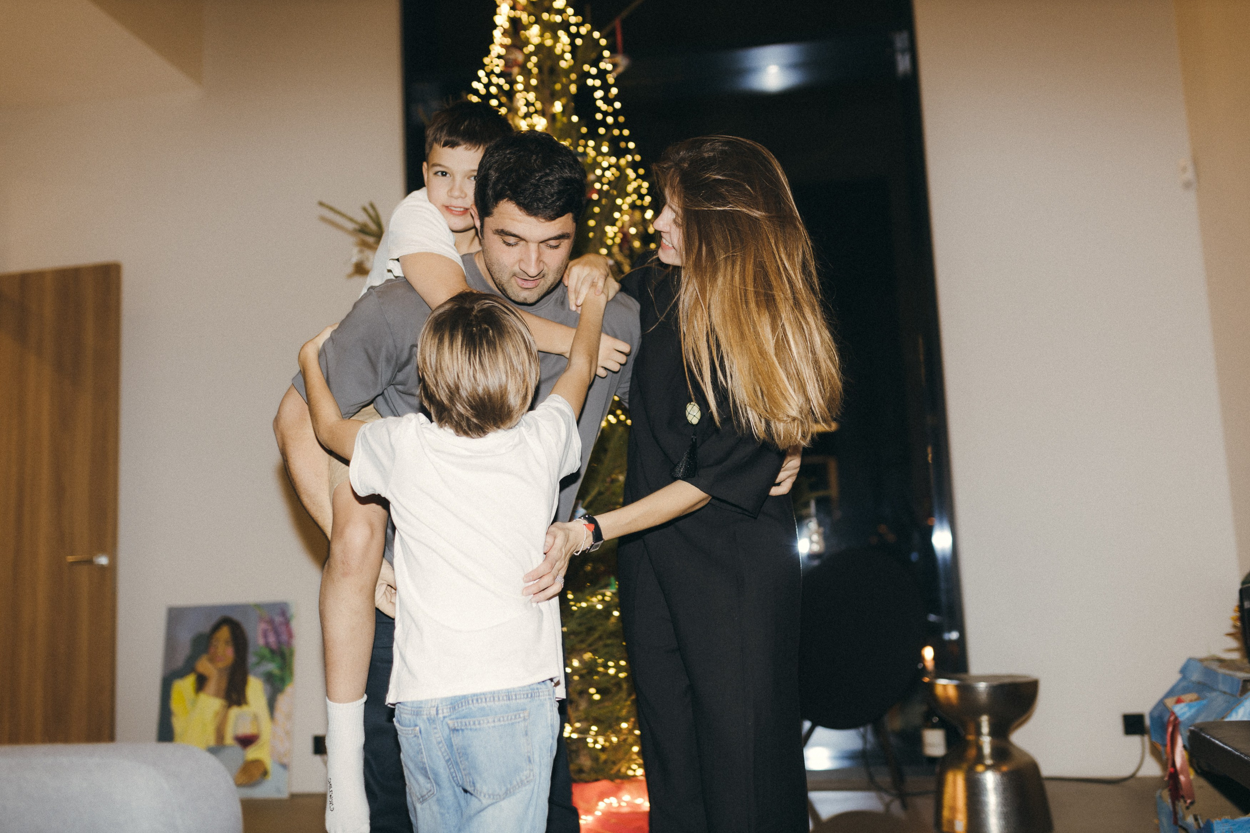 Новогодний семейный ужин. Семейный фотограф Маша Тимофеева | Москва