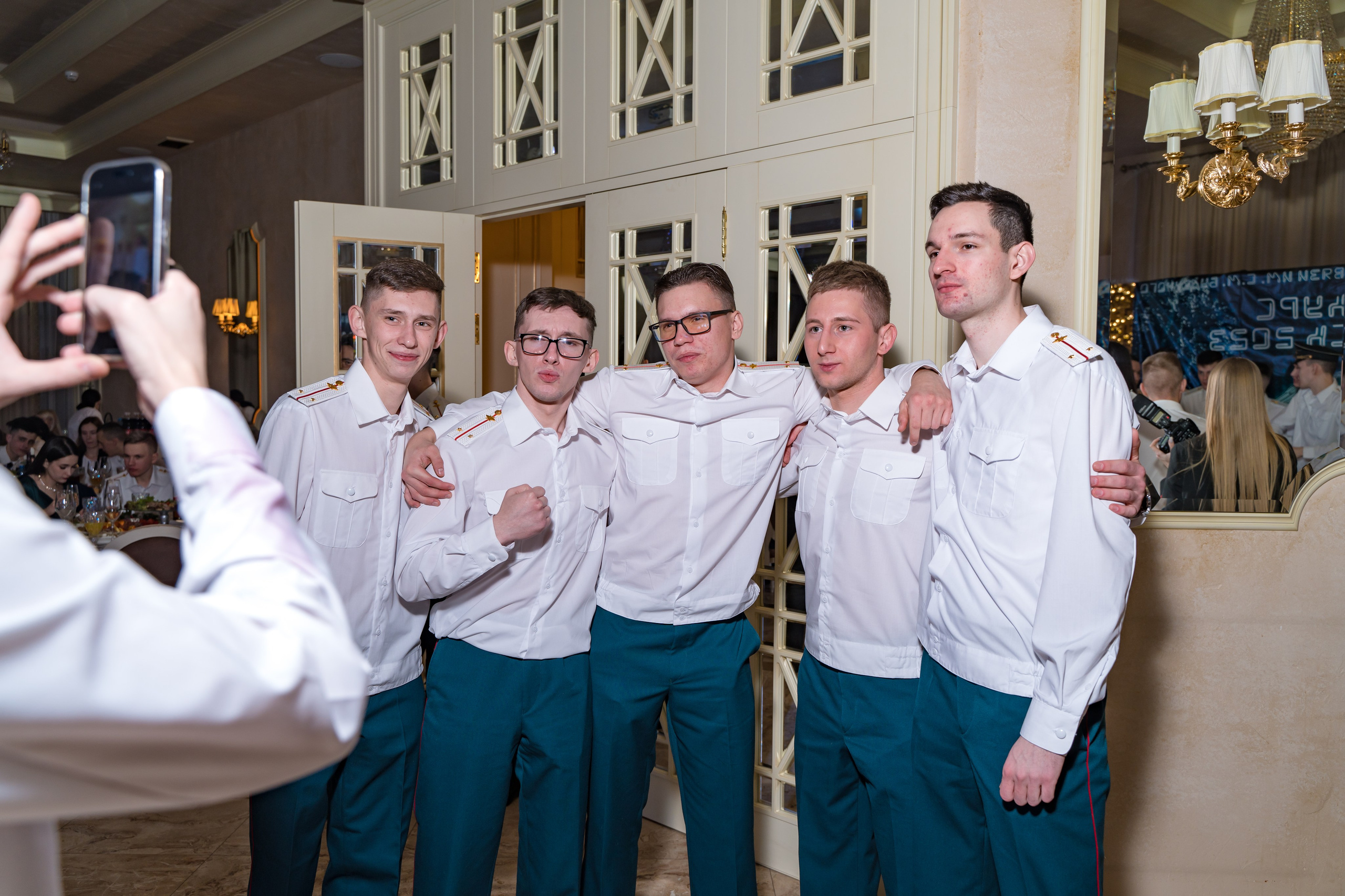 Фотосъемка выпуска военной академии и вручение дипломов