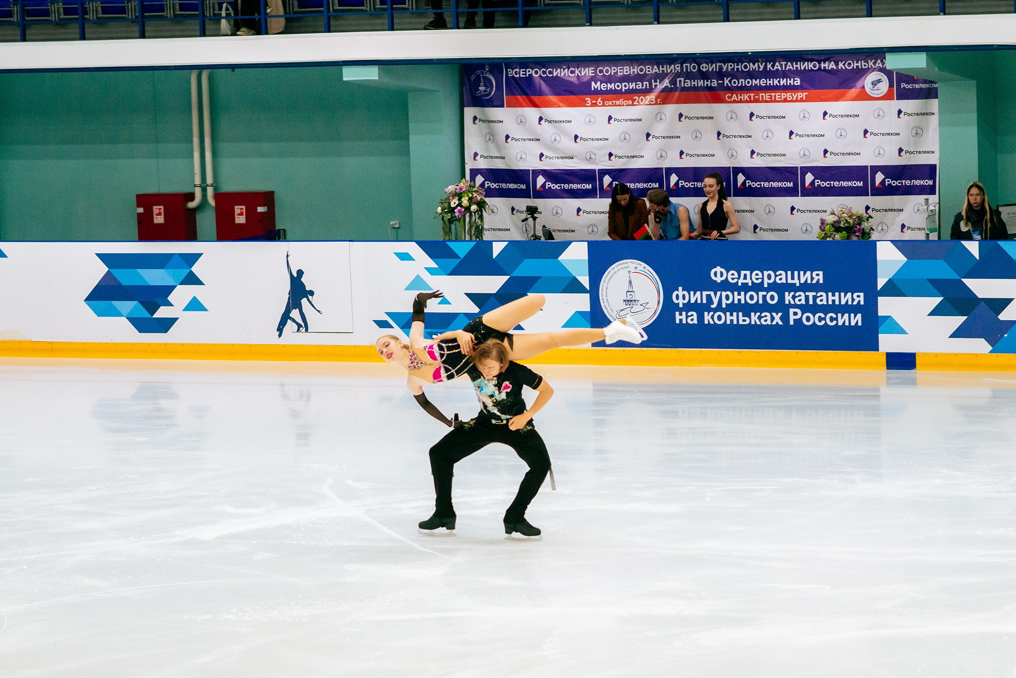 Танцы на льду. Елизавета Кириллова и Илья Карпов. Репортажный фотограф в Санкт-Петербурге Анастасия Клёпова
