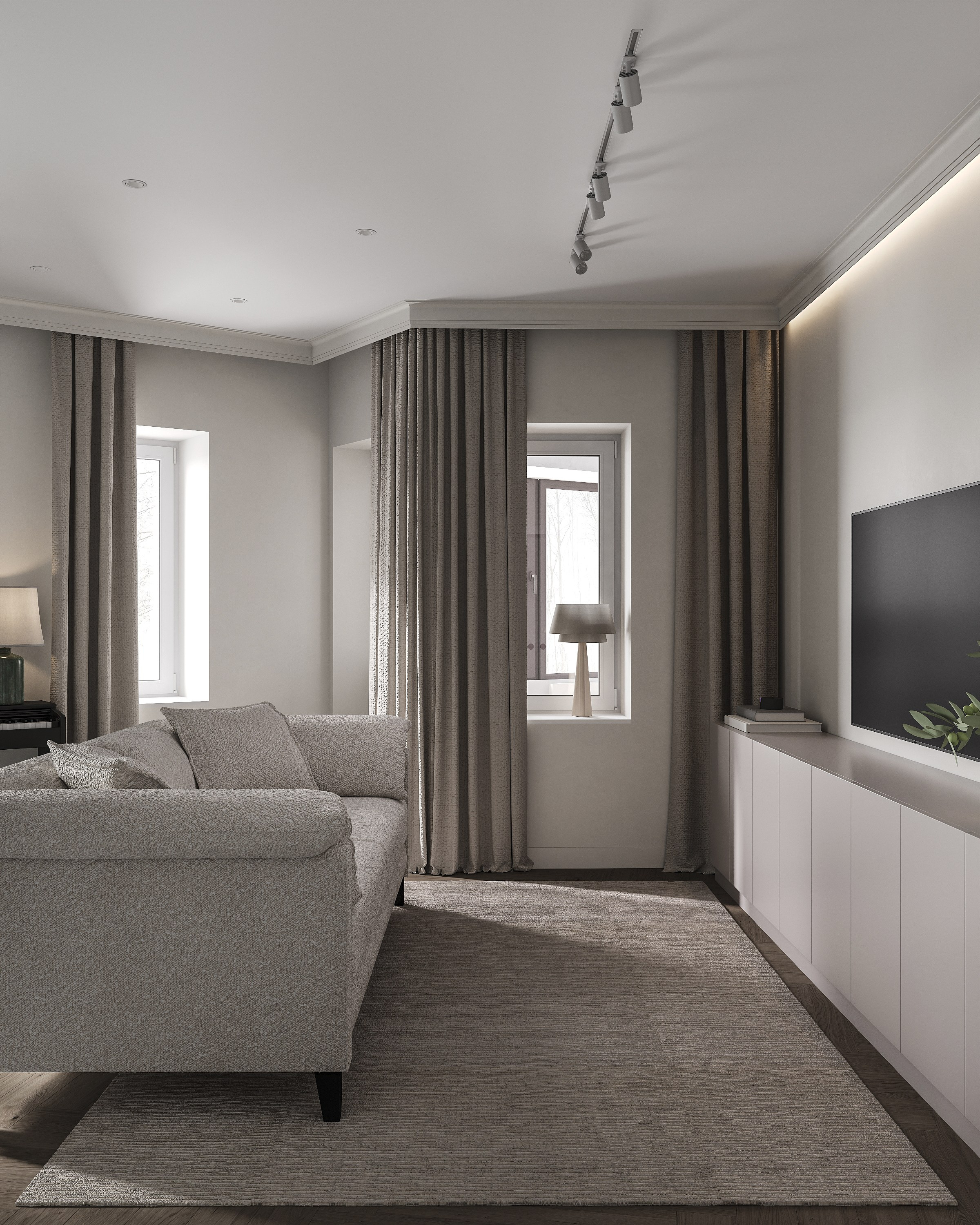 Квартира 82 м², Санкт-Петербург. KADO — студия дизайна интерьеров в Нижневартовске