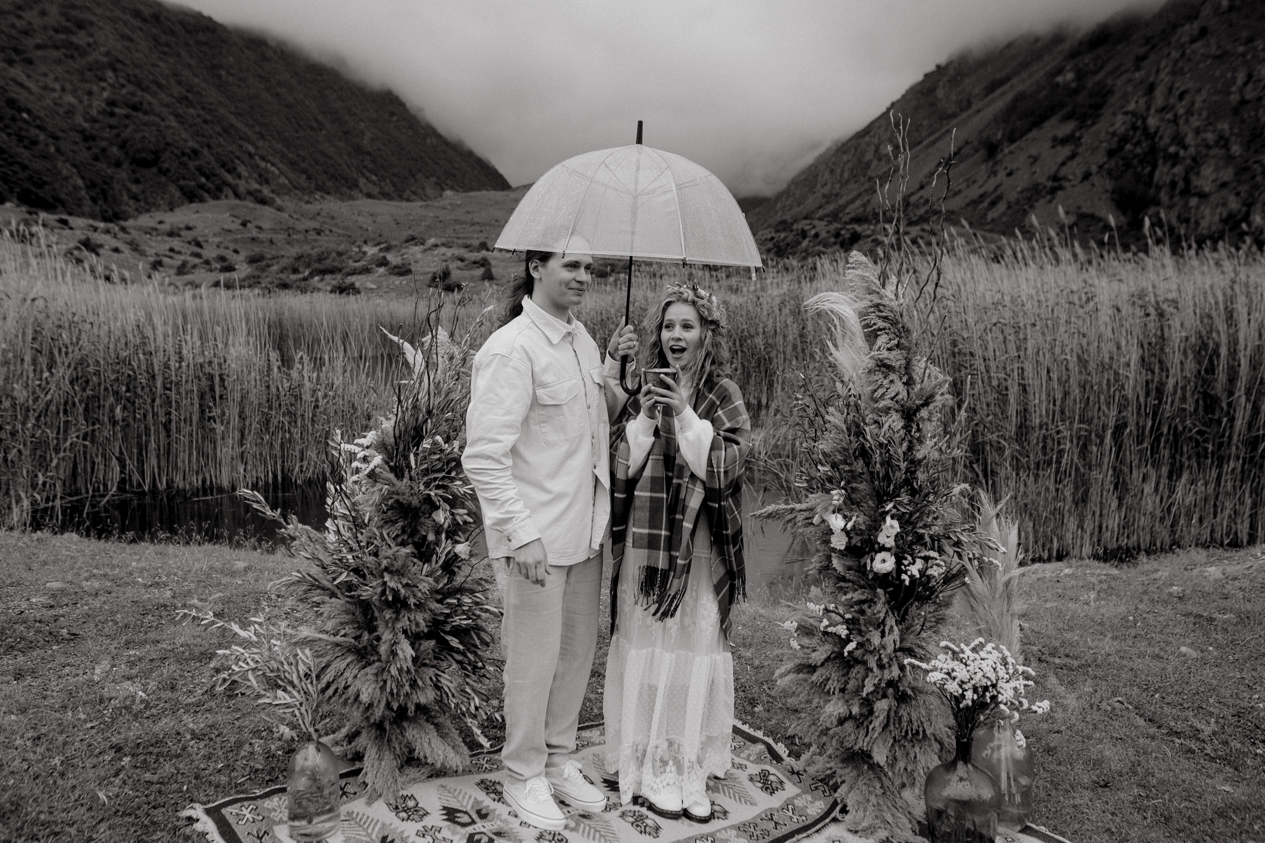 Nikita & Nastya. Wedding at Kazbeg. Свадебный фотограф Грузия Alex and Polly