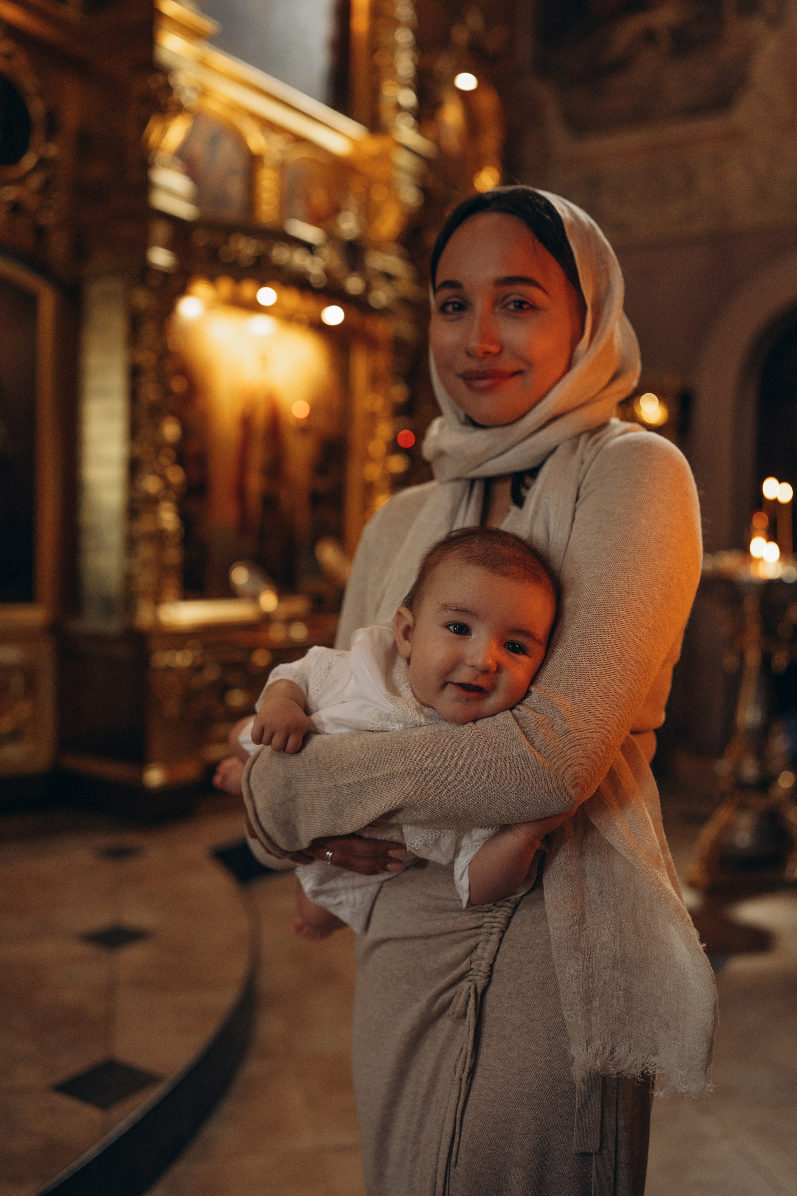 Фотосессия крещения. Семейный фотограф в Москве Галина Гончар