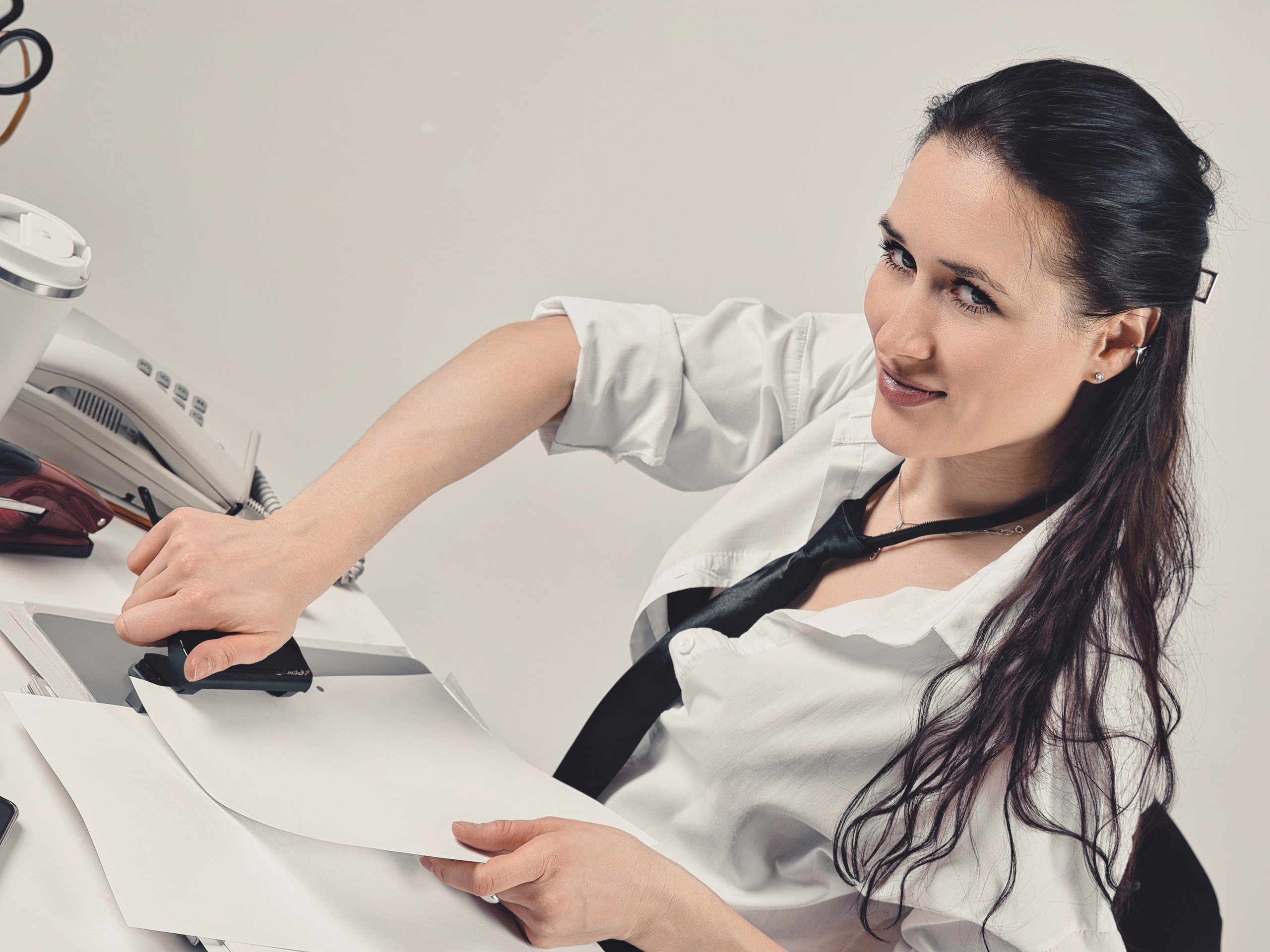 Секретарша. Фотограф Денис Кривопусков