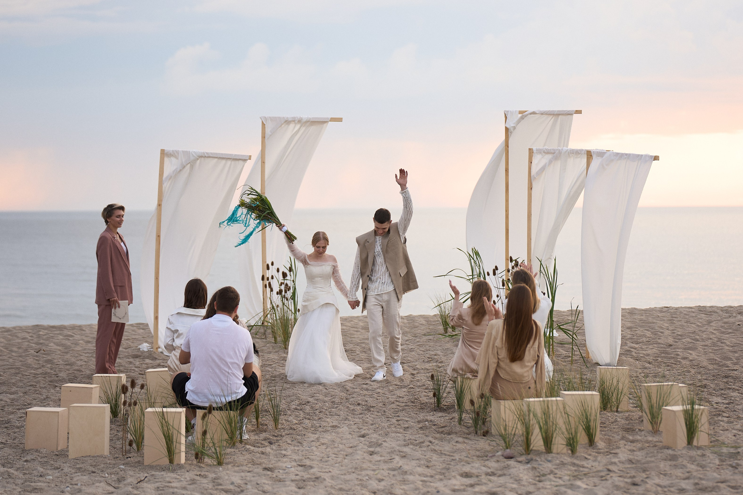 Янтарная свадьба. Калининград. Оформление свадеб, декор свадеб Вера Маркова, Москва