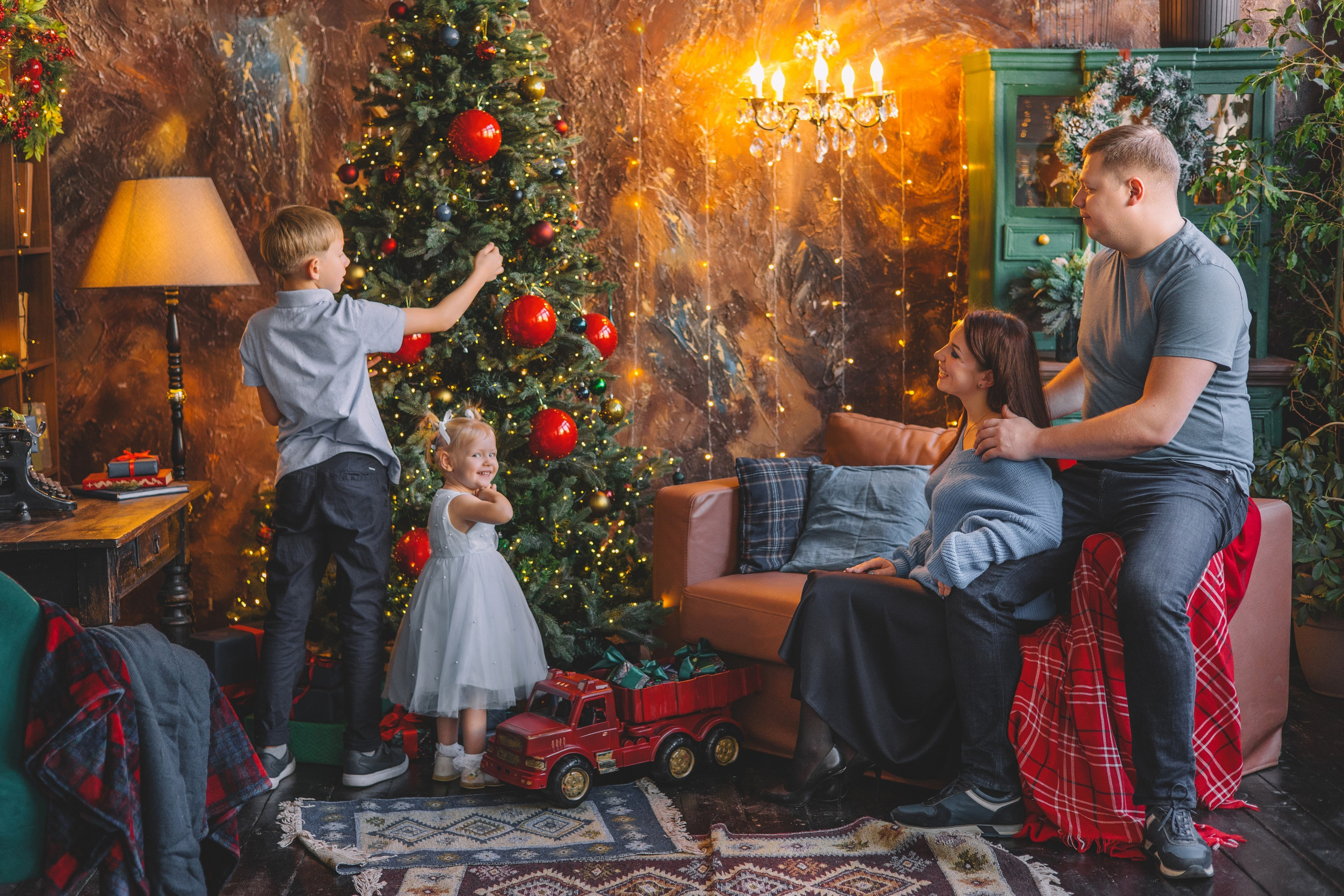 Примеры новогодних съёмок