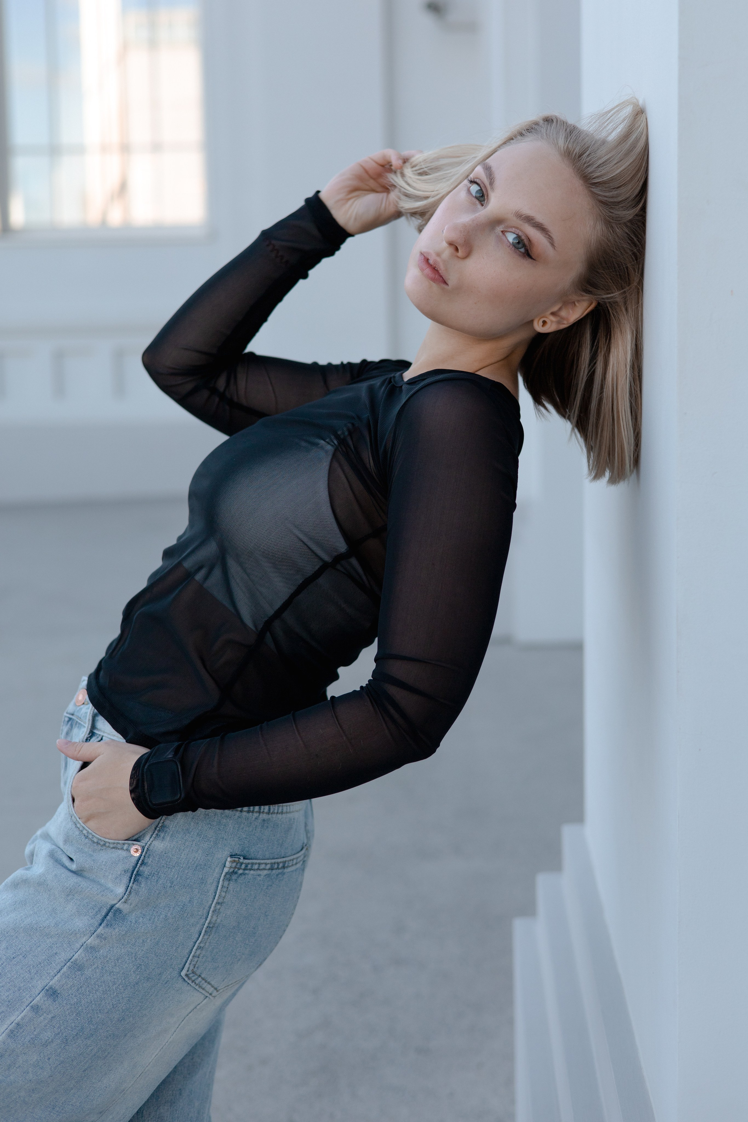 женский портрет, фотосессия, студийная фотосъемка