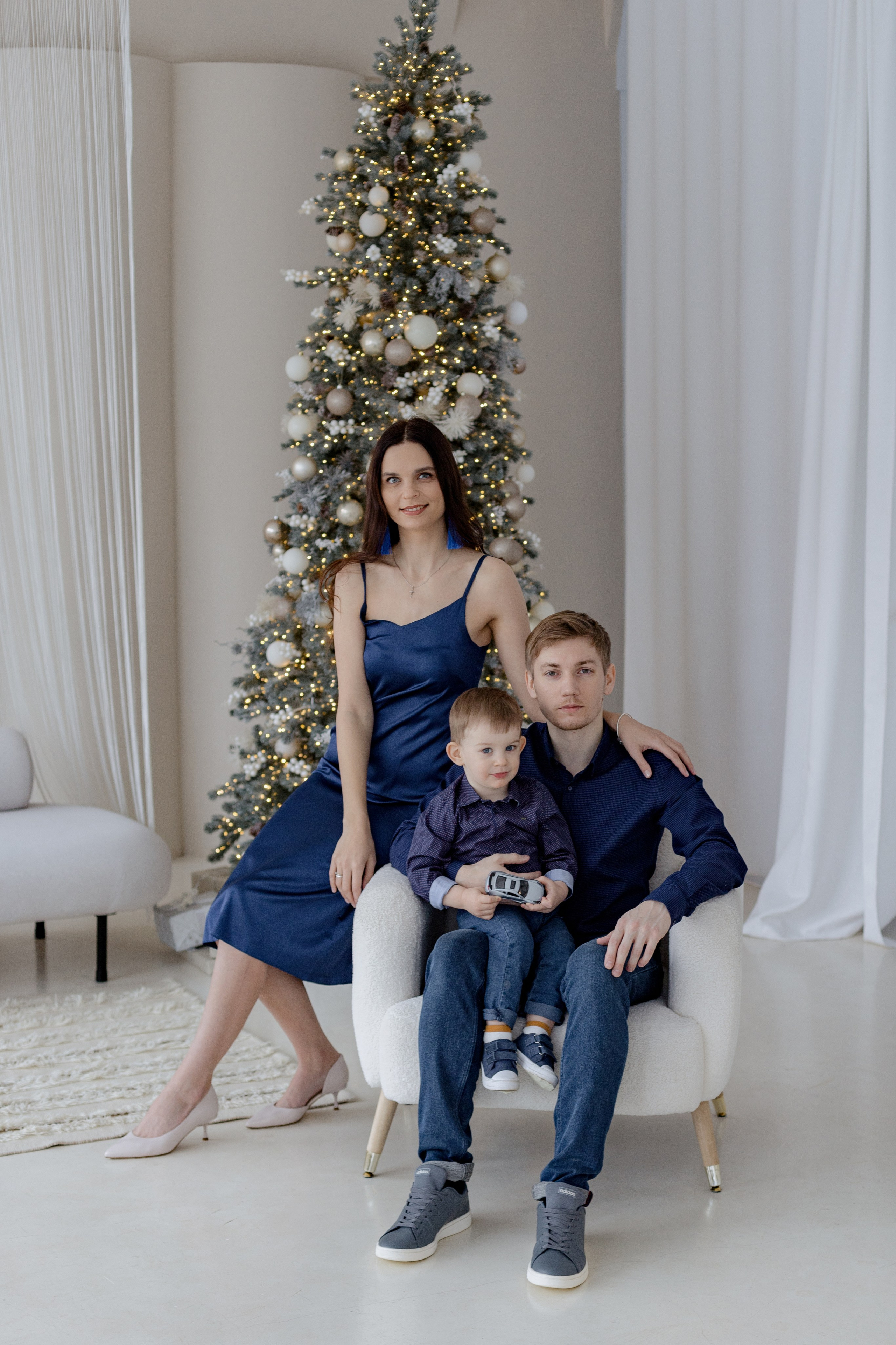 Семейная новогодняя фотосессия. Свадебный и семейный фотограф в Самаре Катя Боб