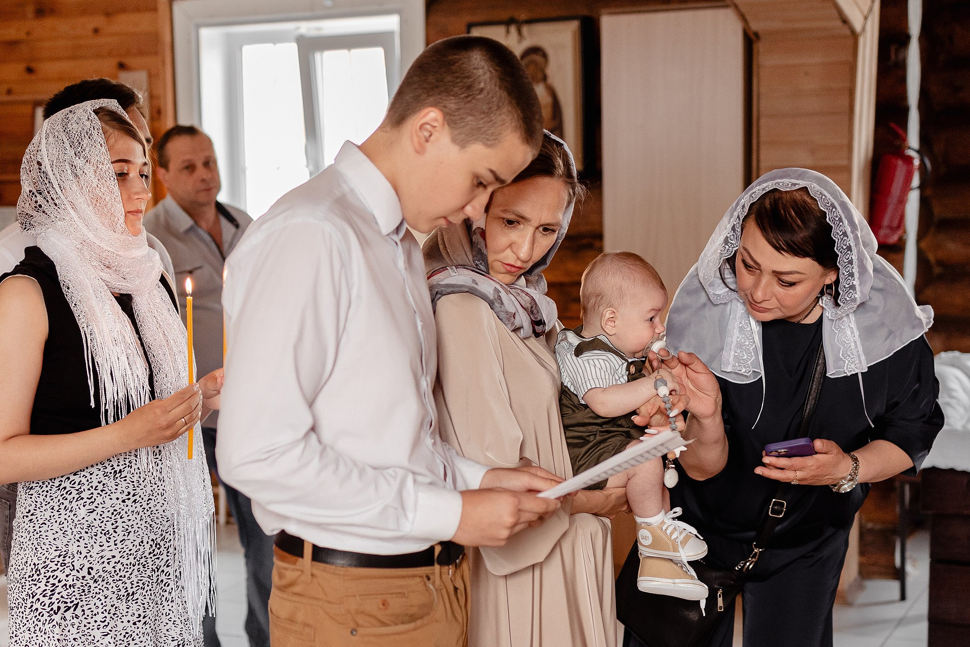 Крещение в Церкви Дмитрия Донского. Семейный фотограф в Пензе Мария Левина