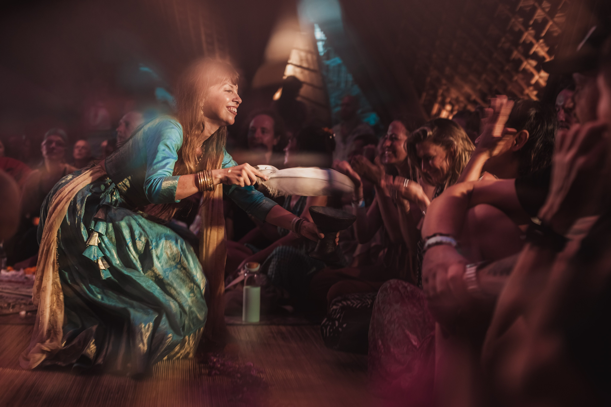 Hanuman Project kirtan at Alchemy april. Mariam Bagdasaryan