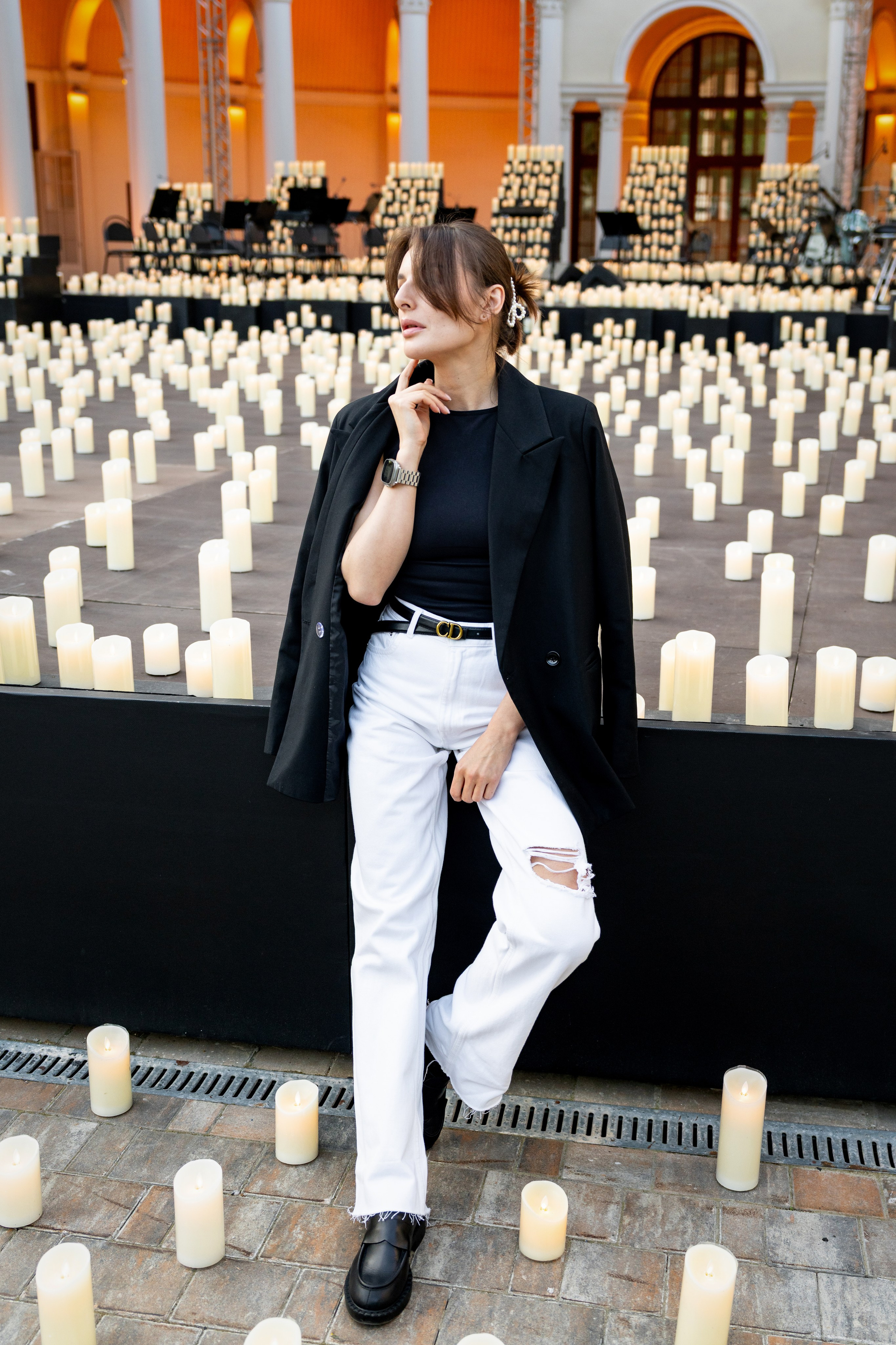 Симфонический оркестр Lumisfera при свечах. Фотограф Никита Комаров