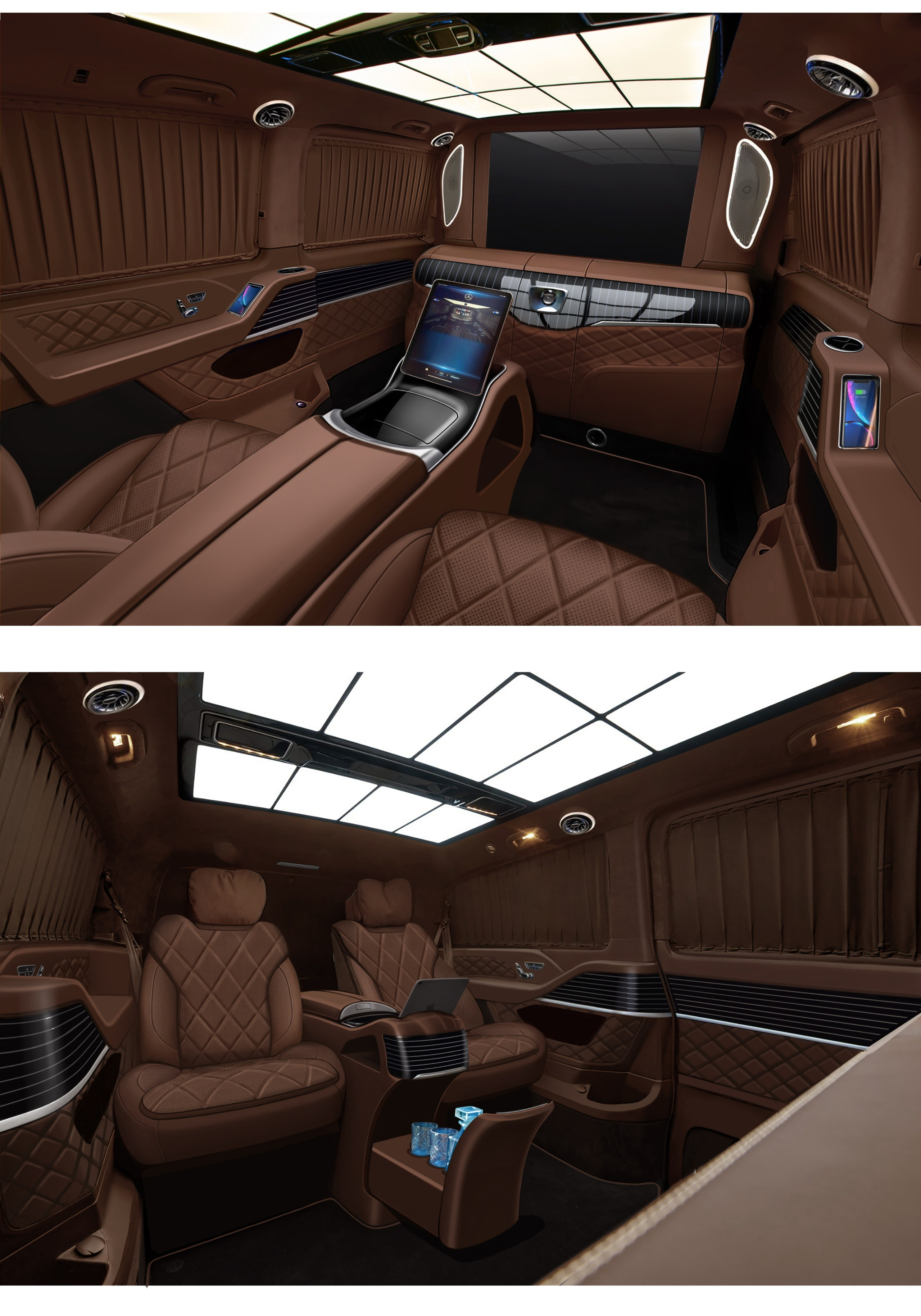 Mercedes V-class. Design Yachts and Cars