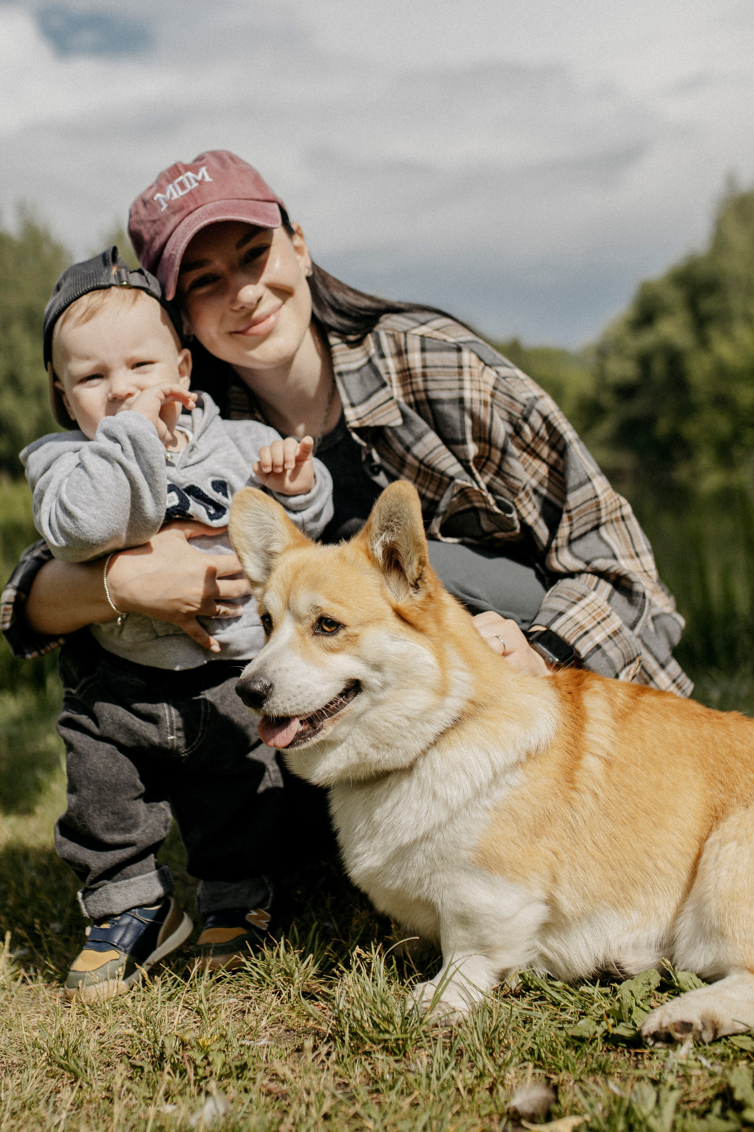Прогулка с корги. Семейный и детский фотограф в Рязани Васюгова Мария