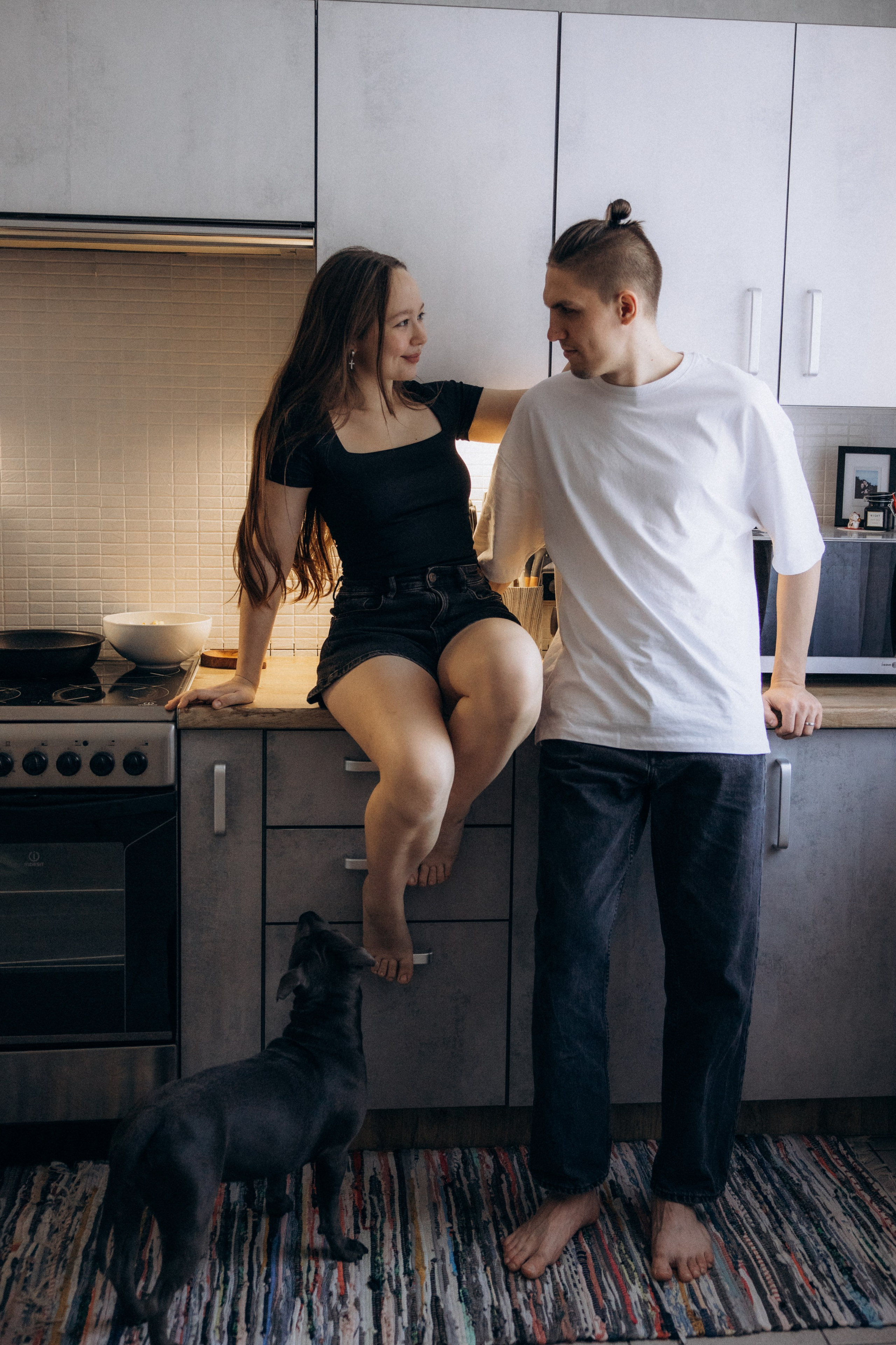 Таня, Егор и Луна. Фотограф анималист в Казани Алина Сулейманова. Фотограф животных