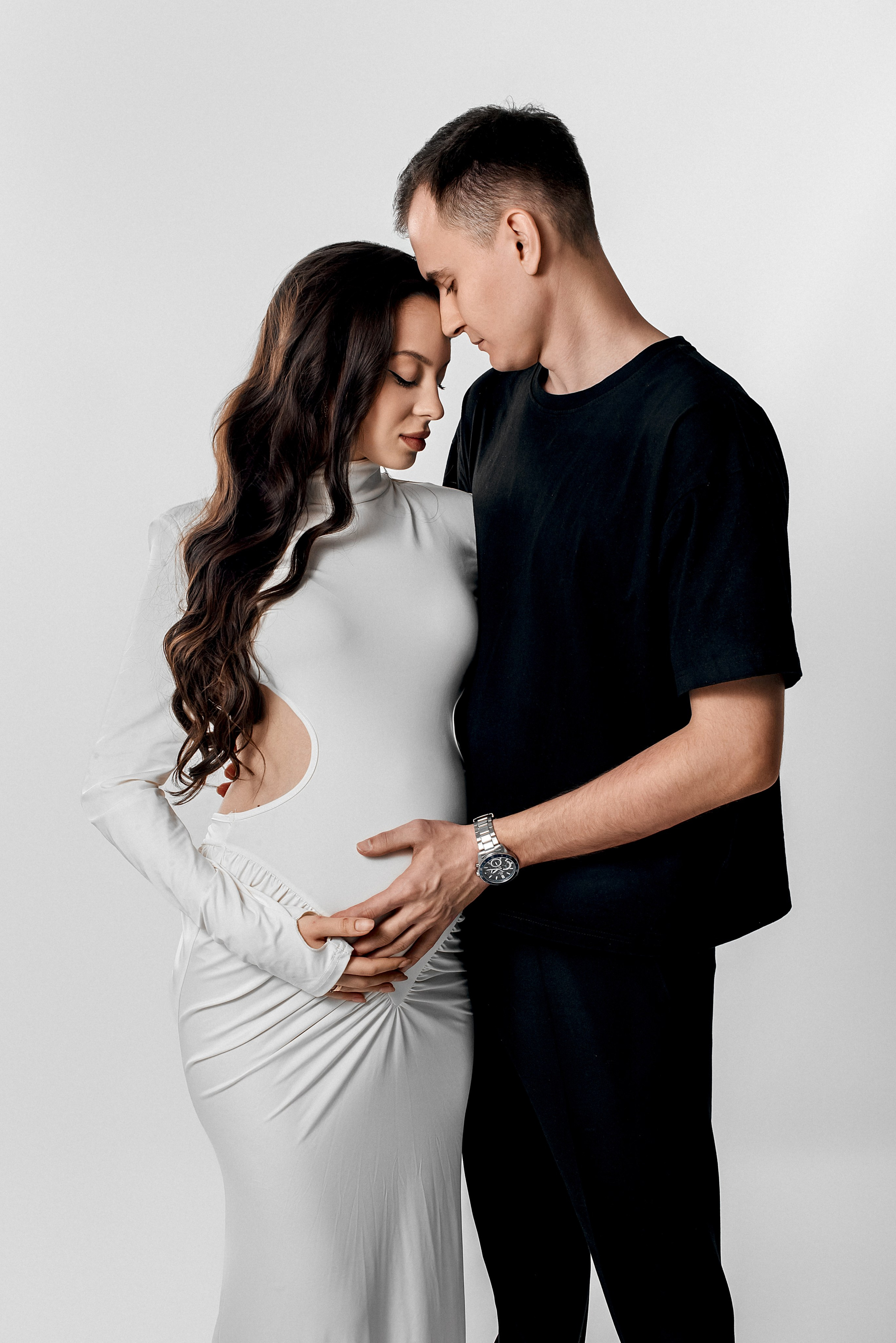 Анастасия и Евгений. Фотограф беременности и новорожденных в Рязани