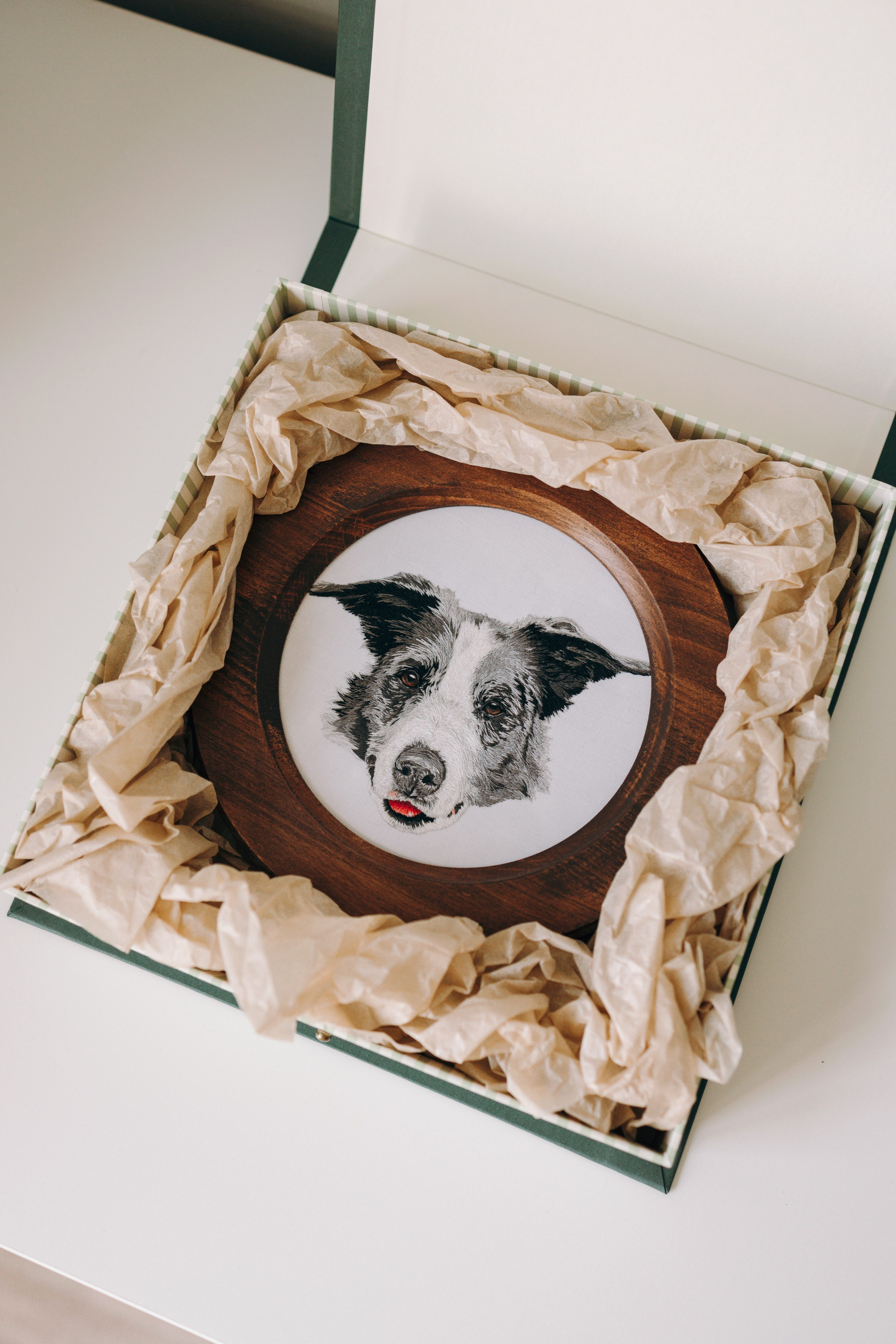 Портфолио. Портретная вышивка питомцев