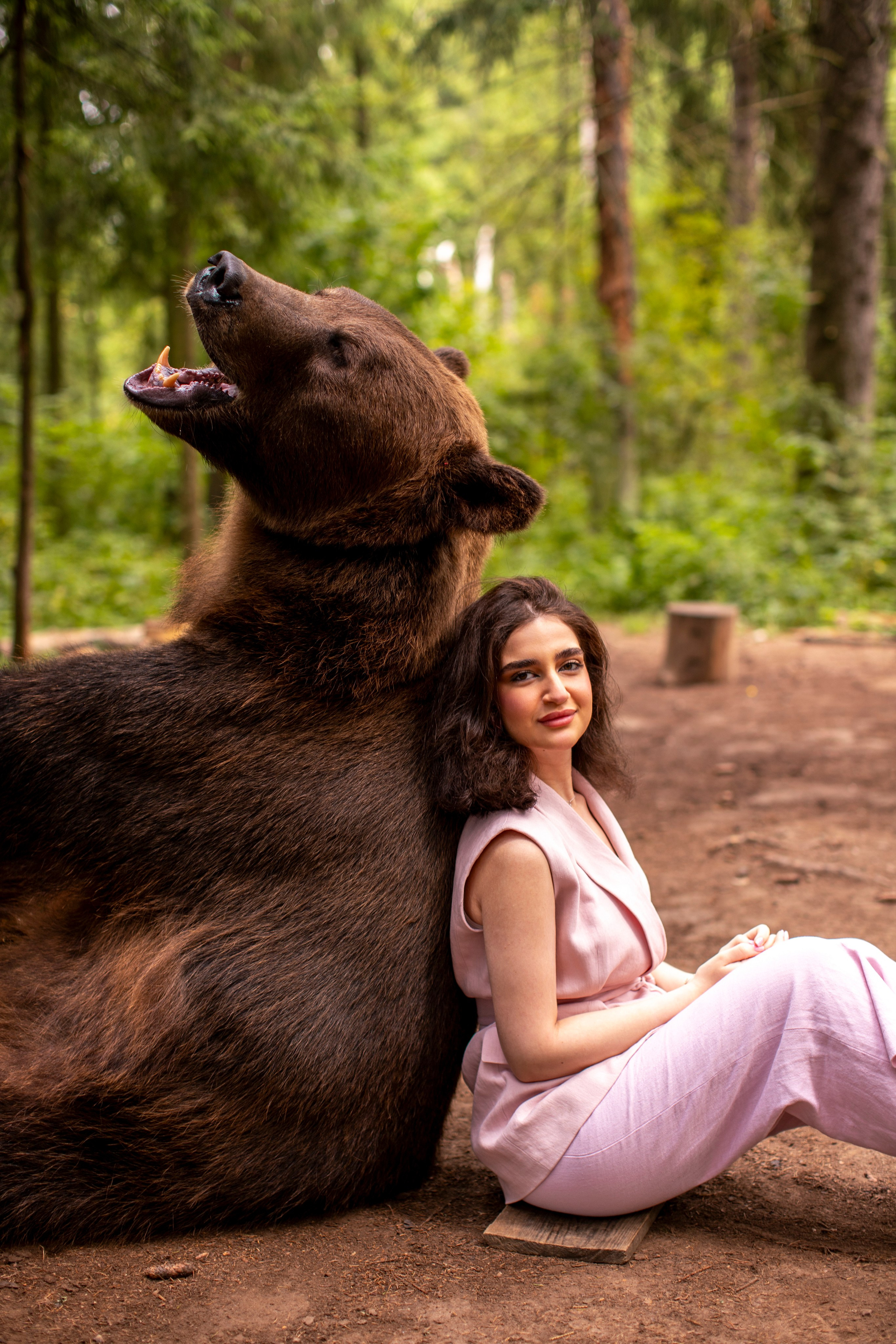 С медведем. Фотограф в Москве и в Московской области Сандра