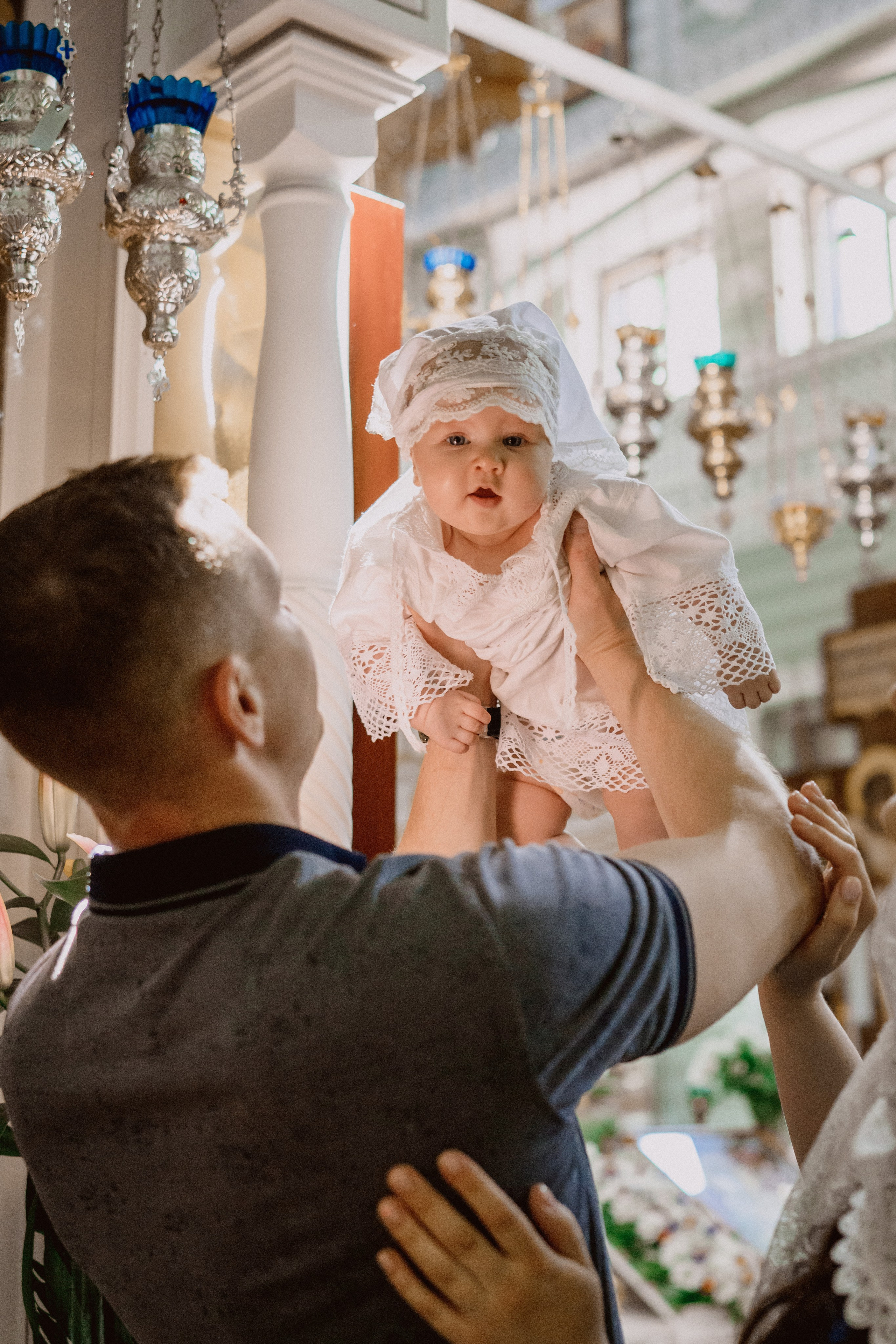 Крещение в храме Св. Спиридона Тримифунтского г. Ломоносов. Семейный фотограф и видеограф Алёна Ким