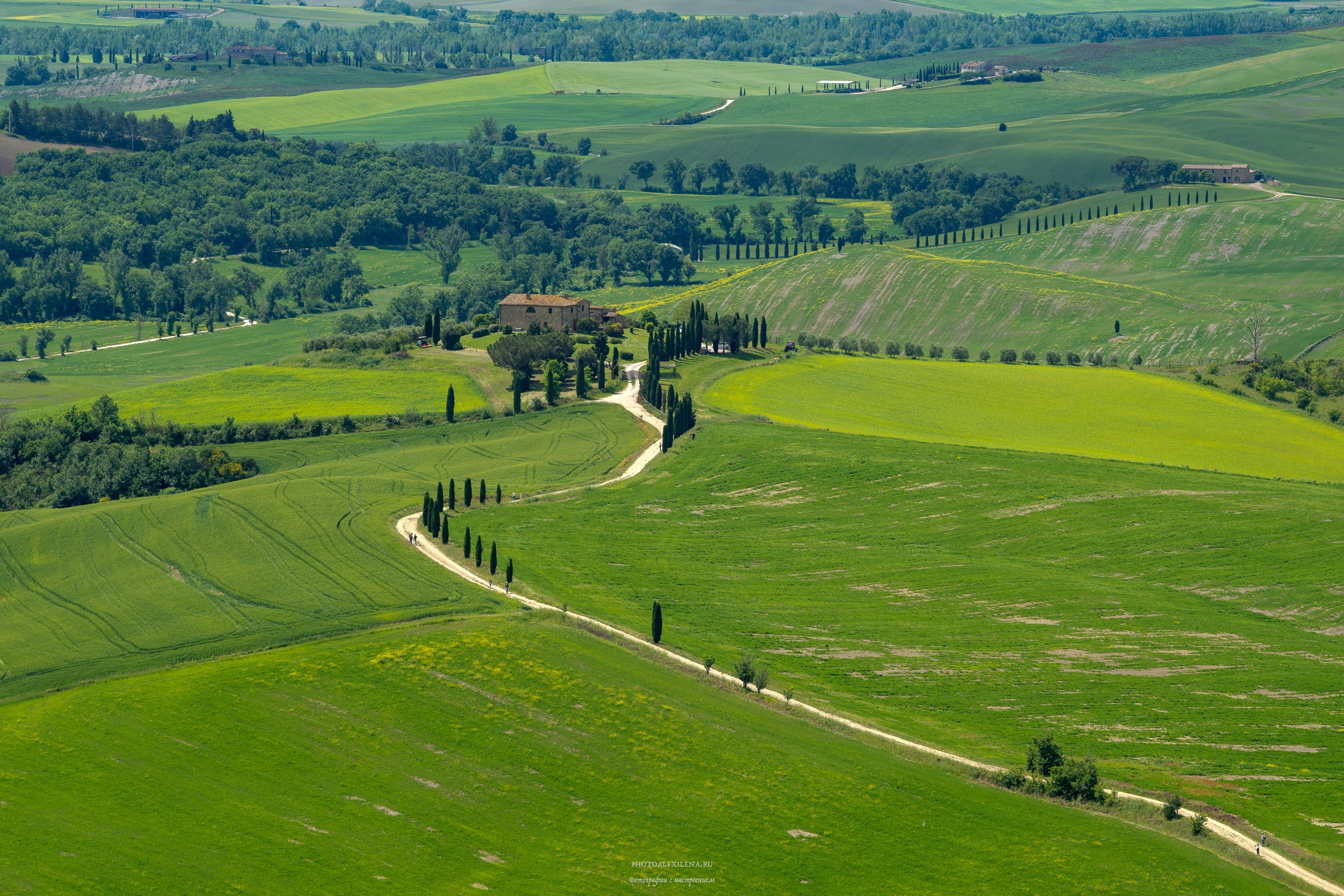 Долина Валь д’Орча-сердце Тосканы. Авторские стильные фотокартины
