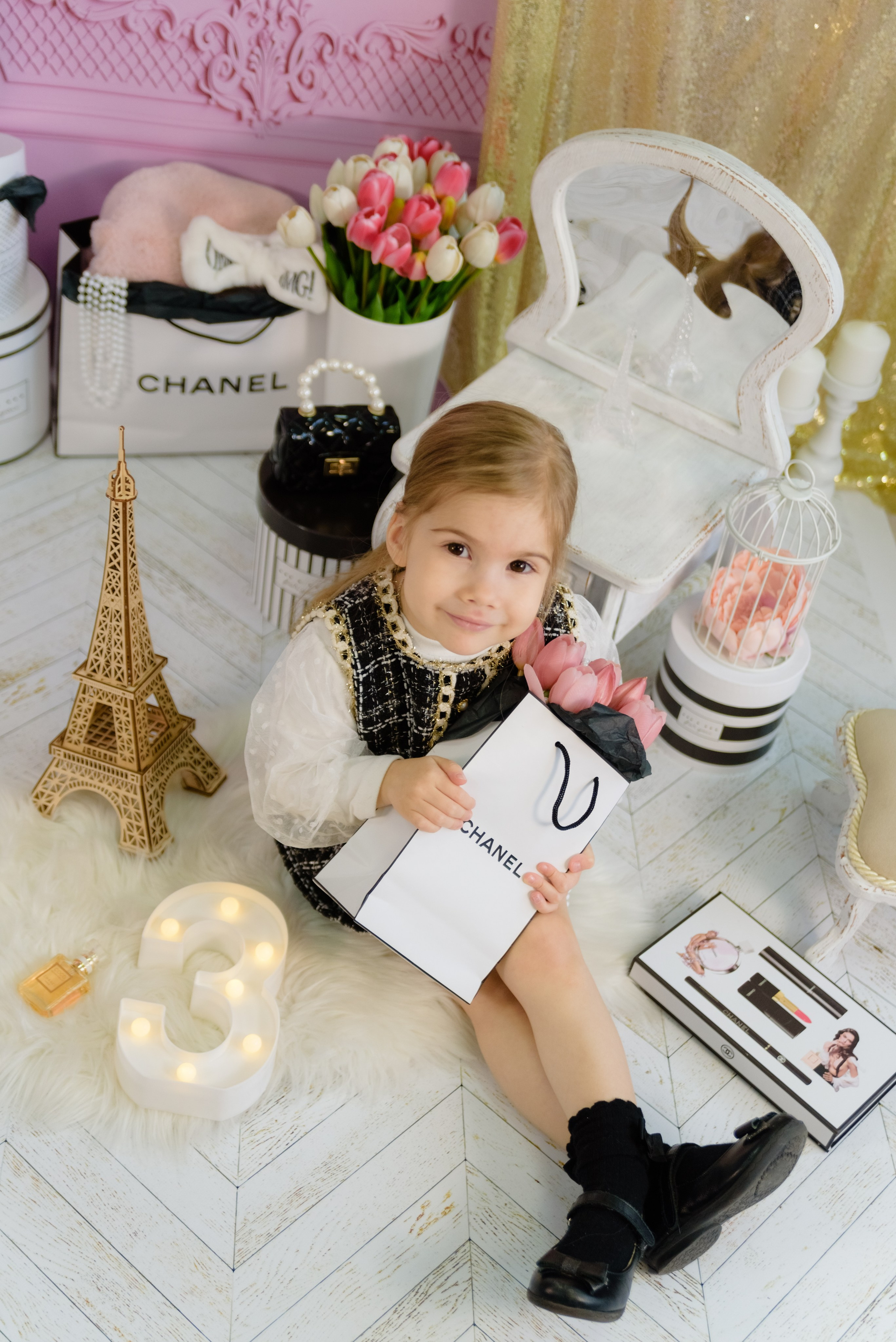 Детская фотосессия «Париж» Полина. Детский Фотограф |Фотограф на годик в Брянске Ирина Романова