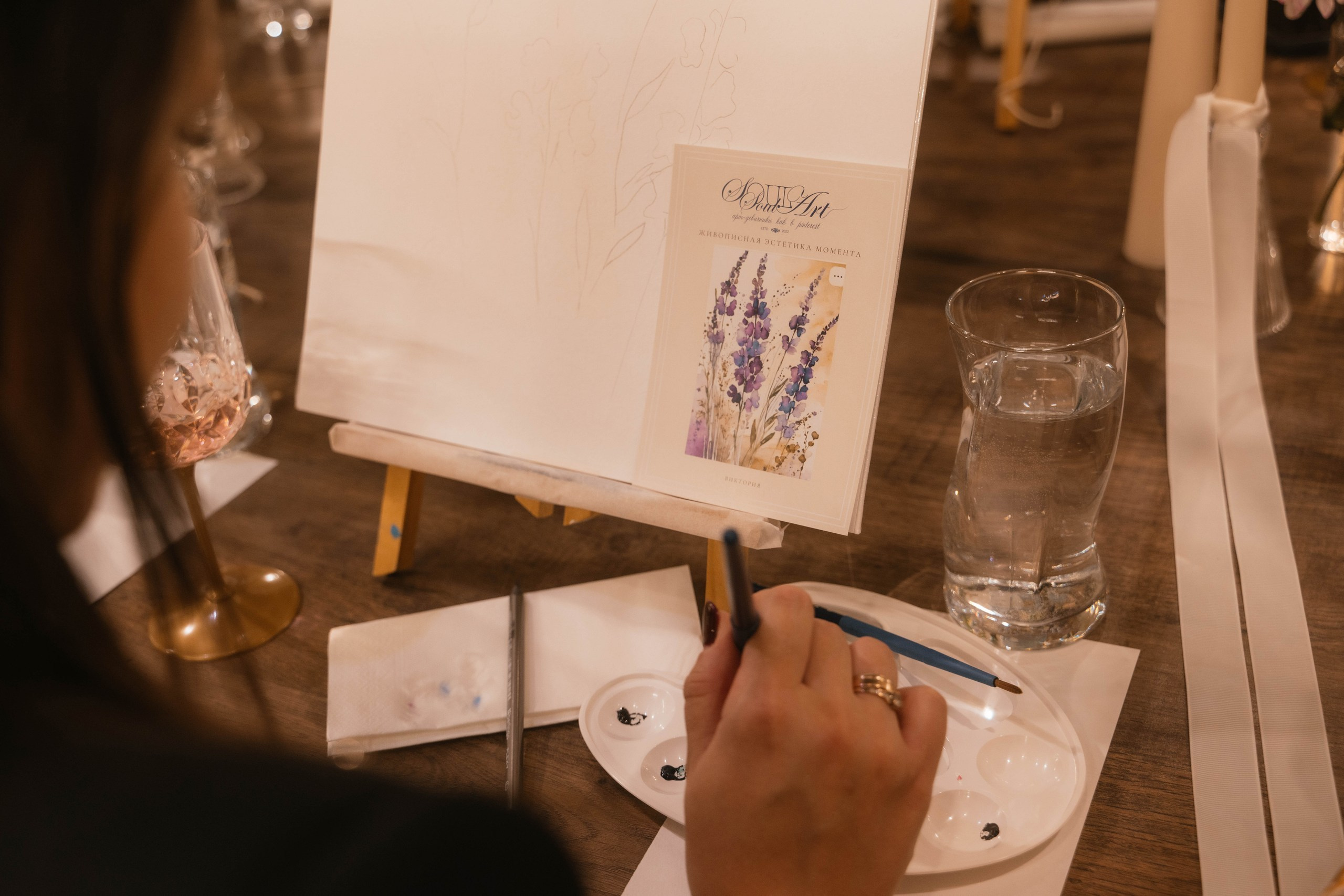 Мастер-класс по рисованию на день рождения. Свадебный, семейный фотограф в Рязани Лена Брант