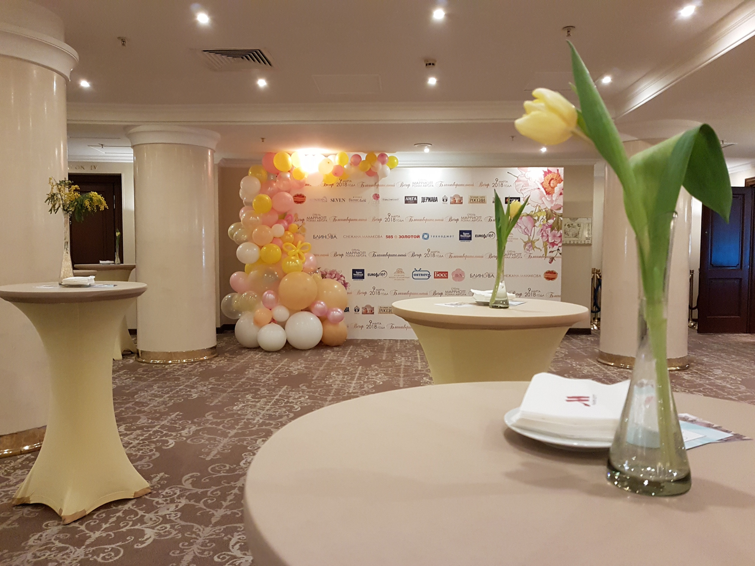 Благотворительный бал в отеле Мариотт. Праздничное агентство ПИОН