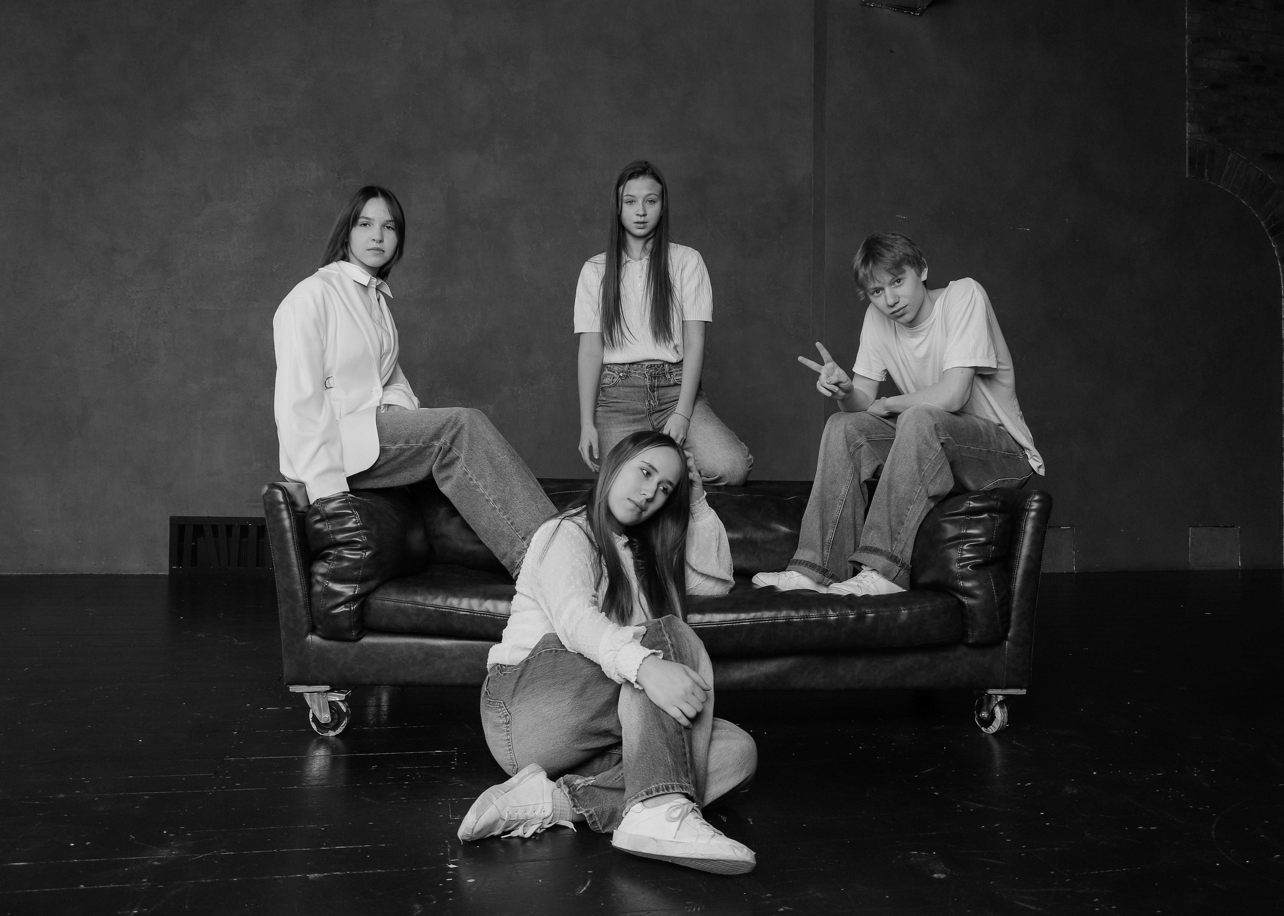 Старшая группа в студии. Фотограф Юлия Мальцева